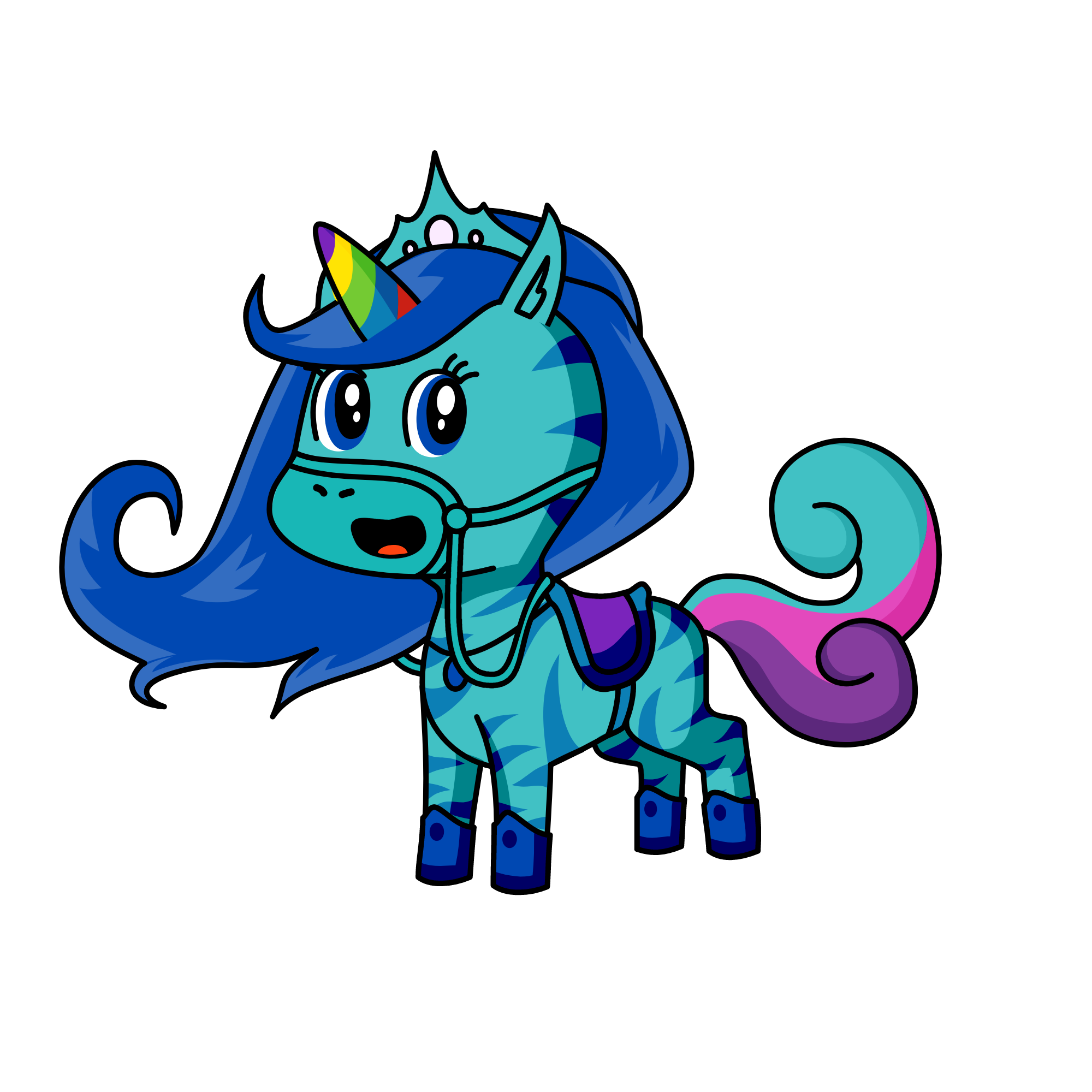Sky, the unicorn