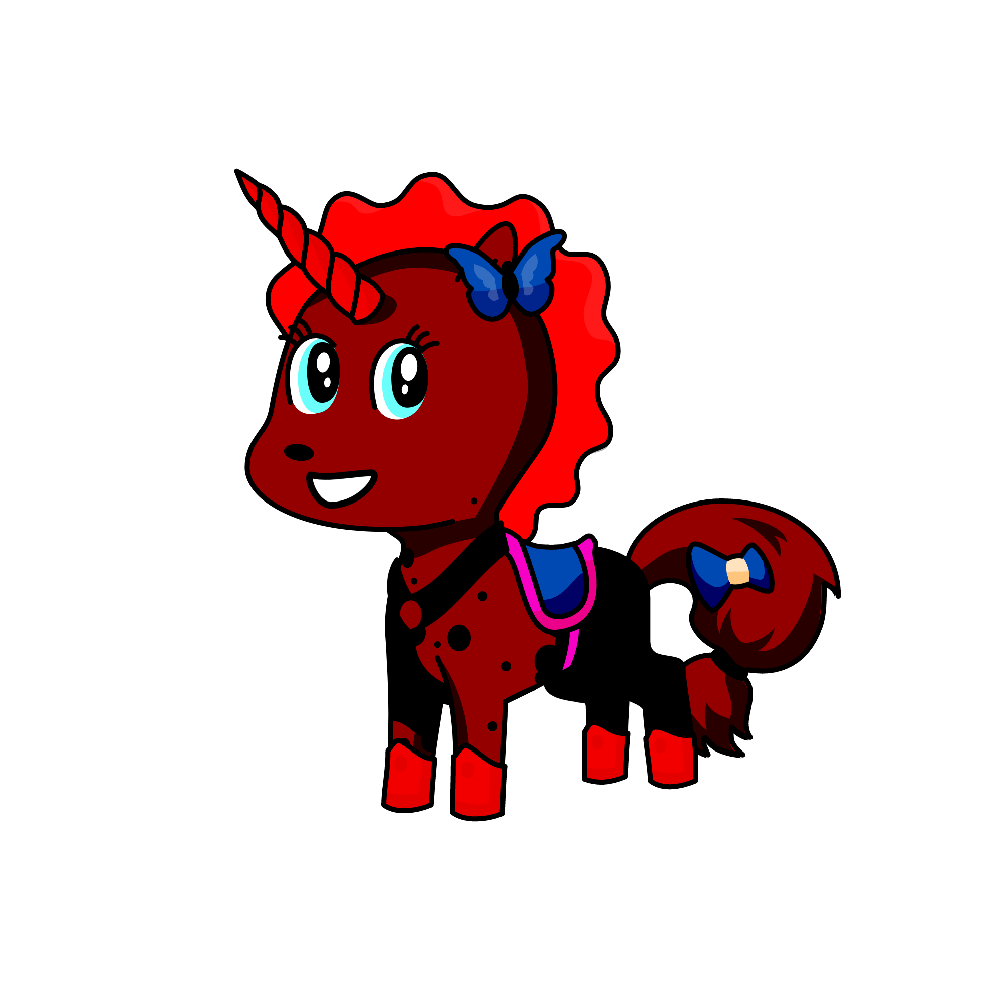 Devil Queen, the unicorn