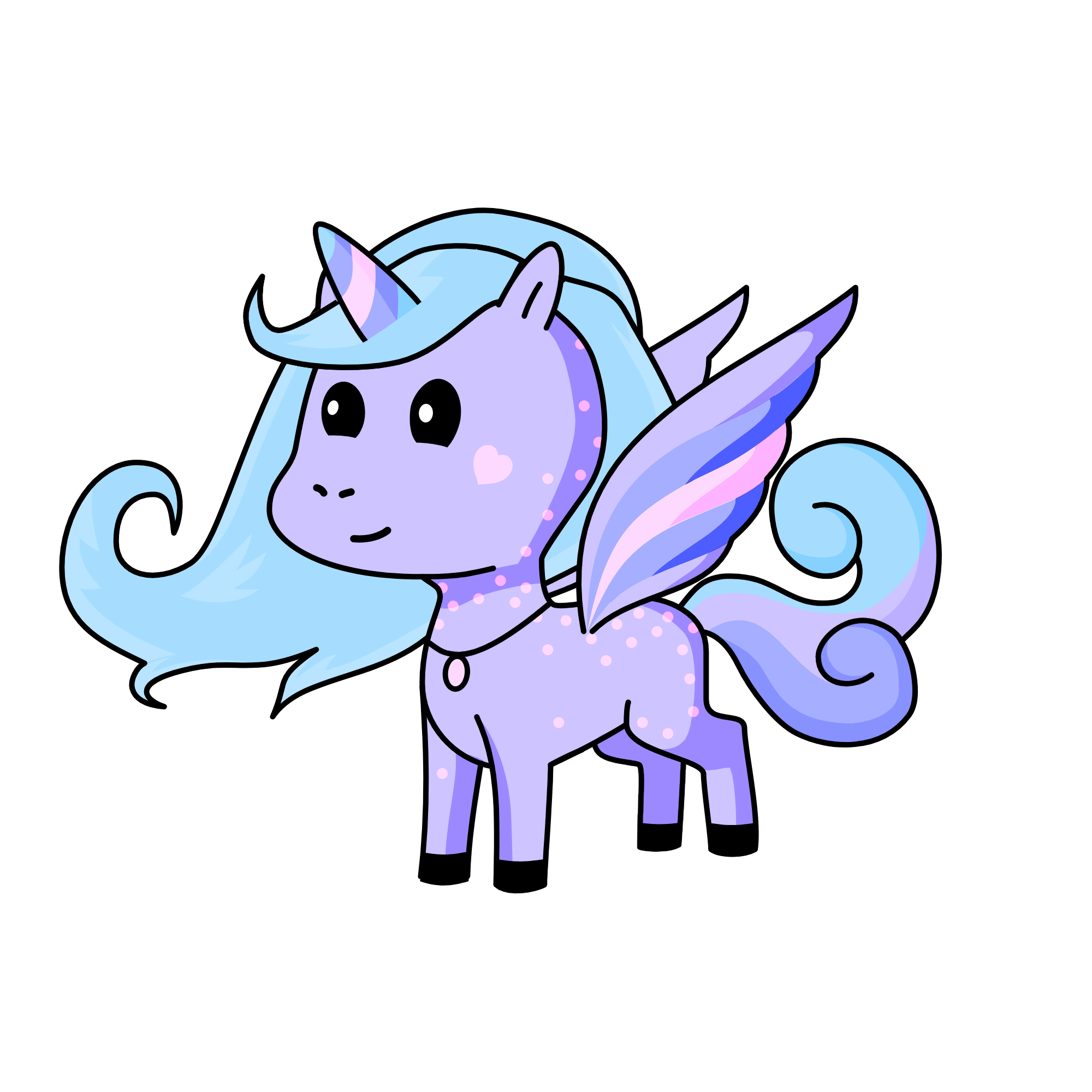 lavender, the unicorn
