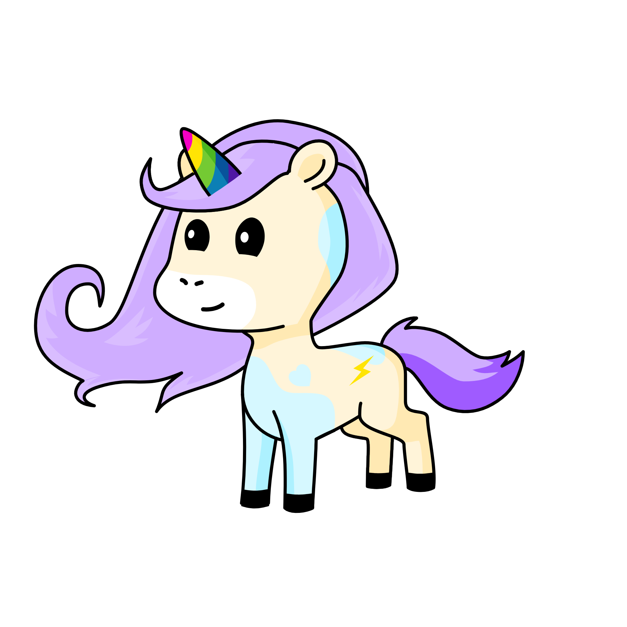 sprinkles donut, the unicorn