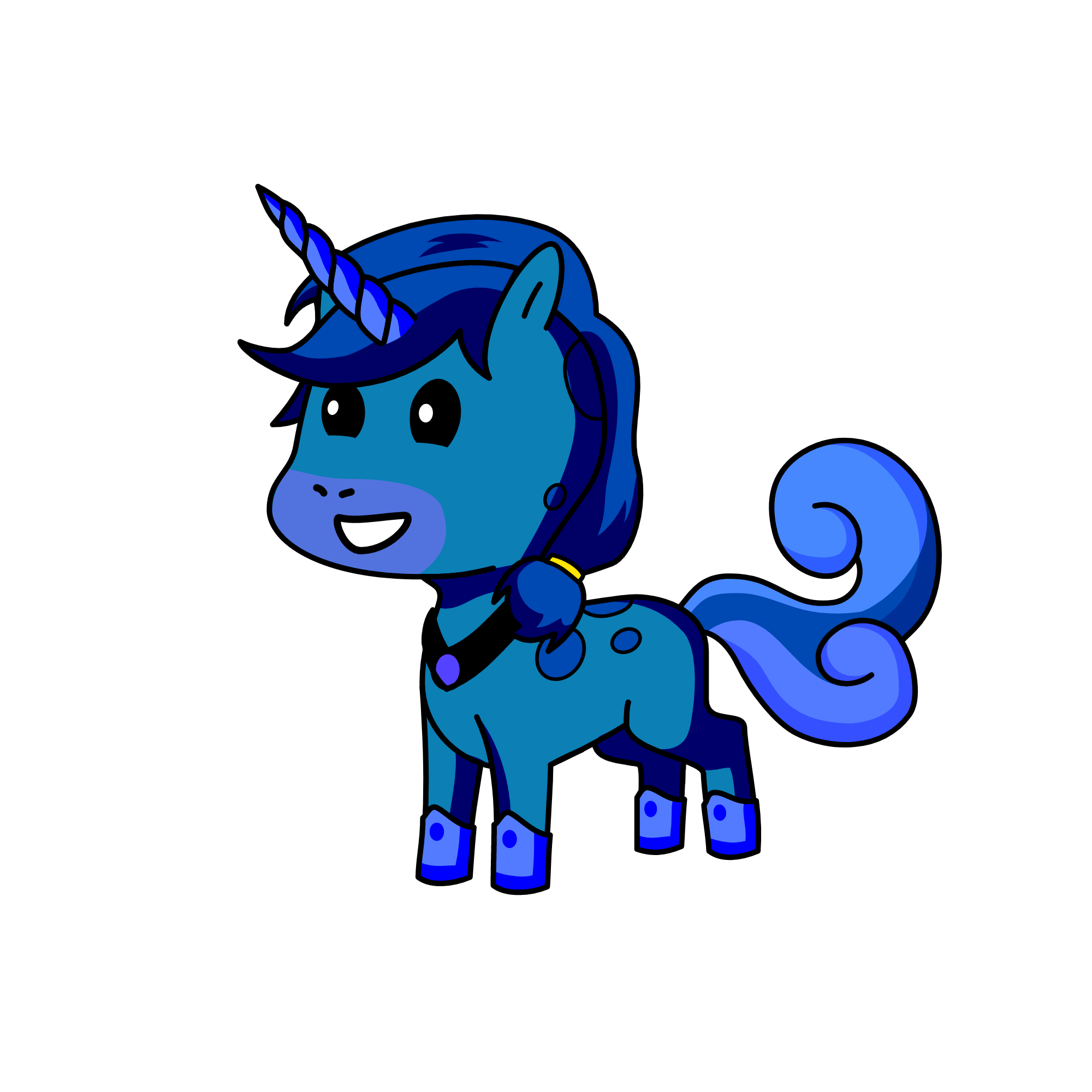 Sapphire, the unicorn