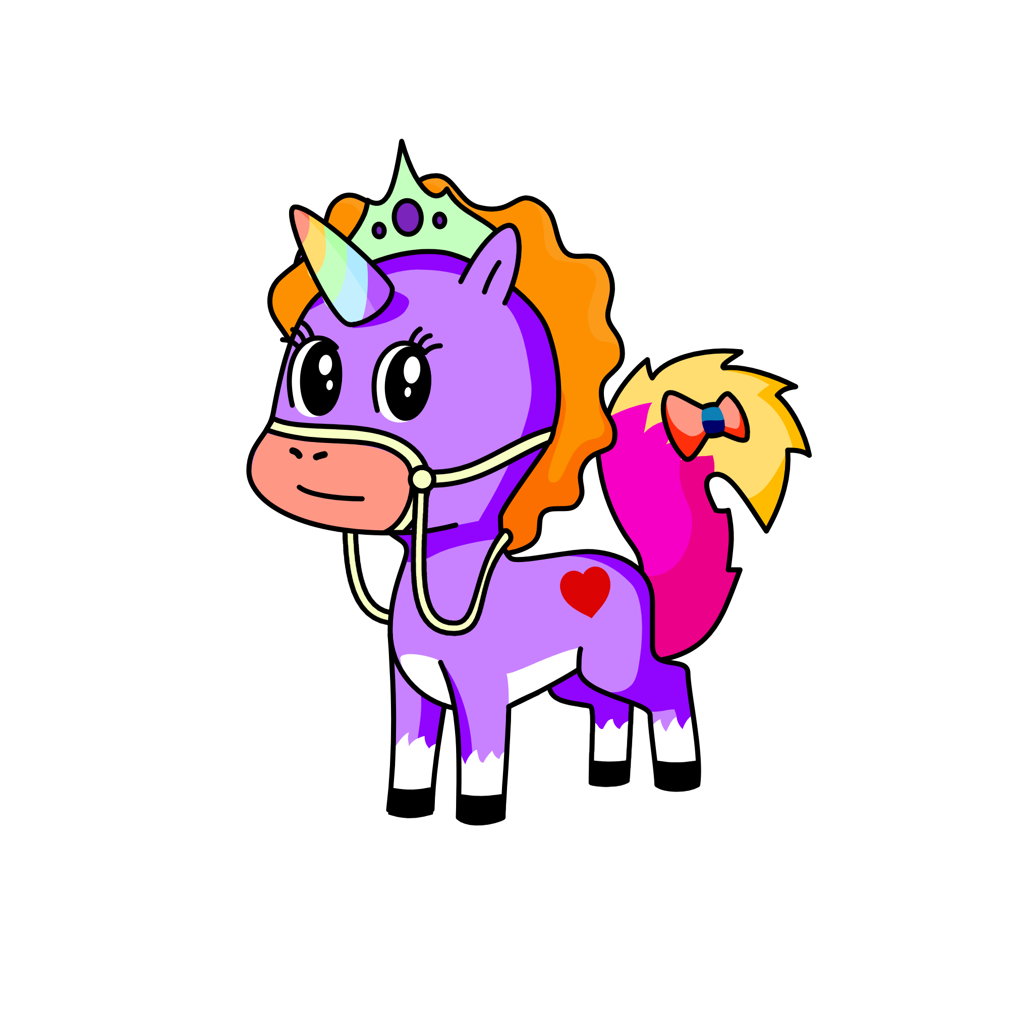 Maman, the unicorn