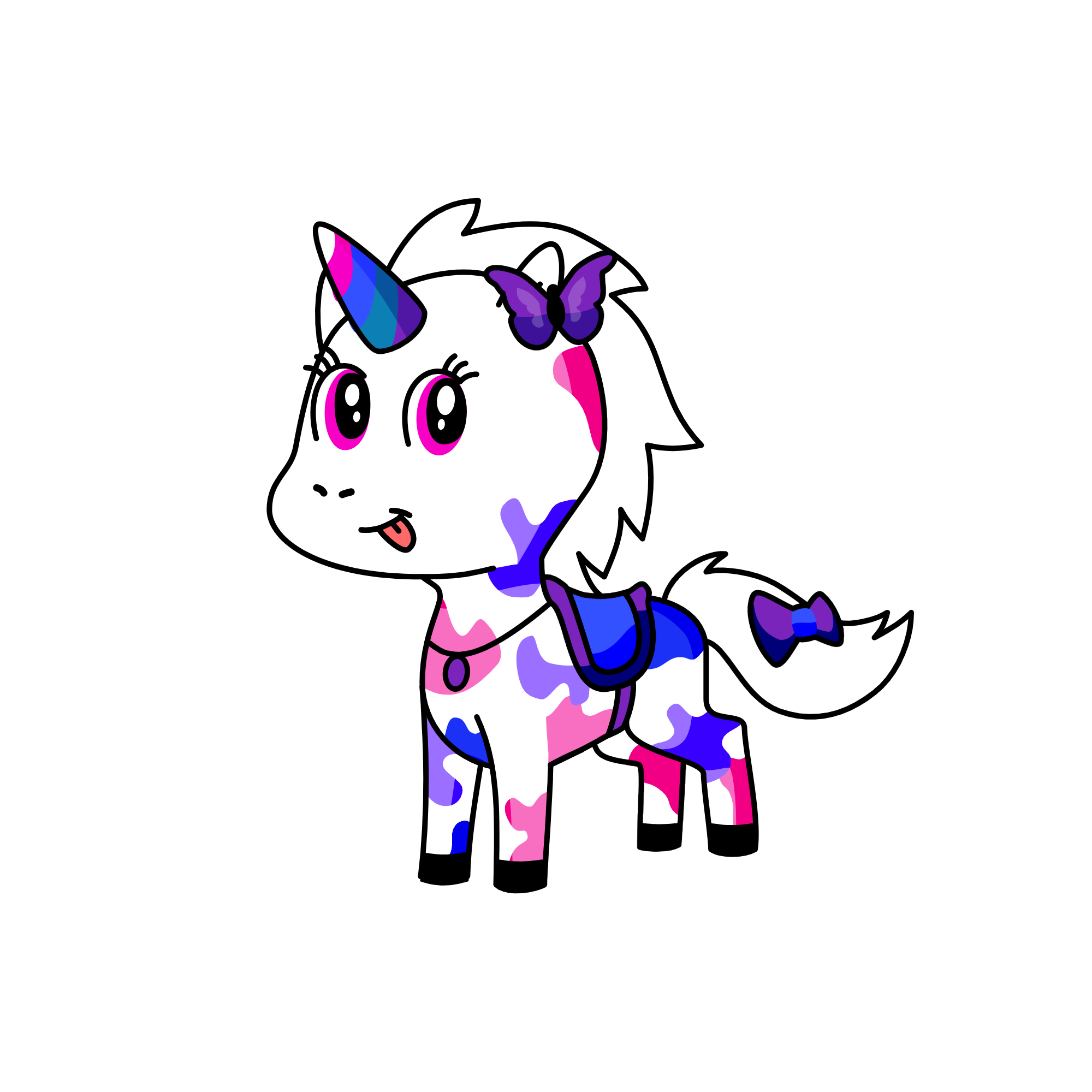 pinky, the unicorn