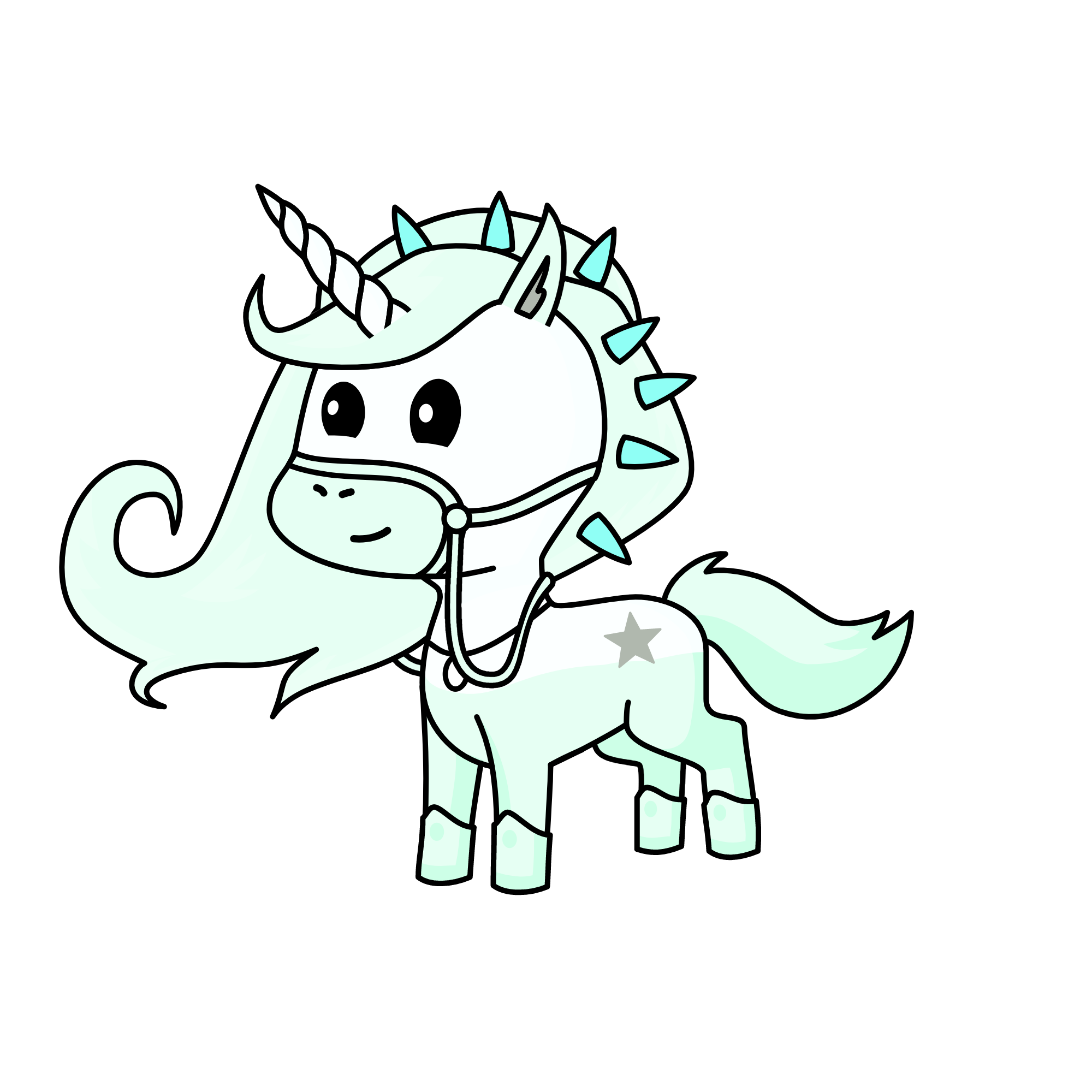 snow ball, the unicorn