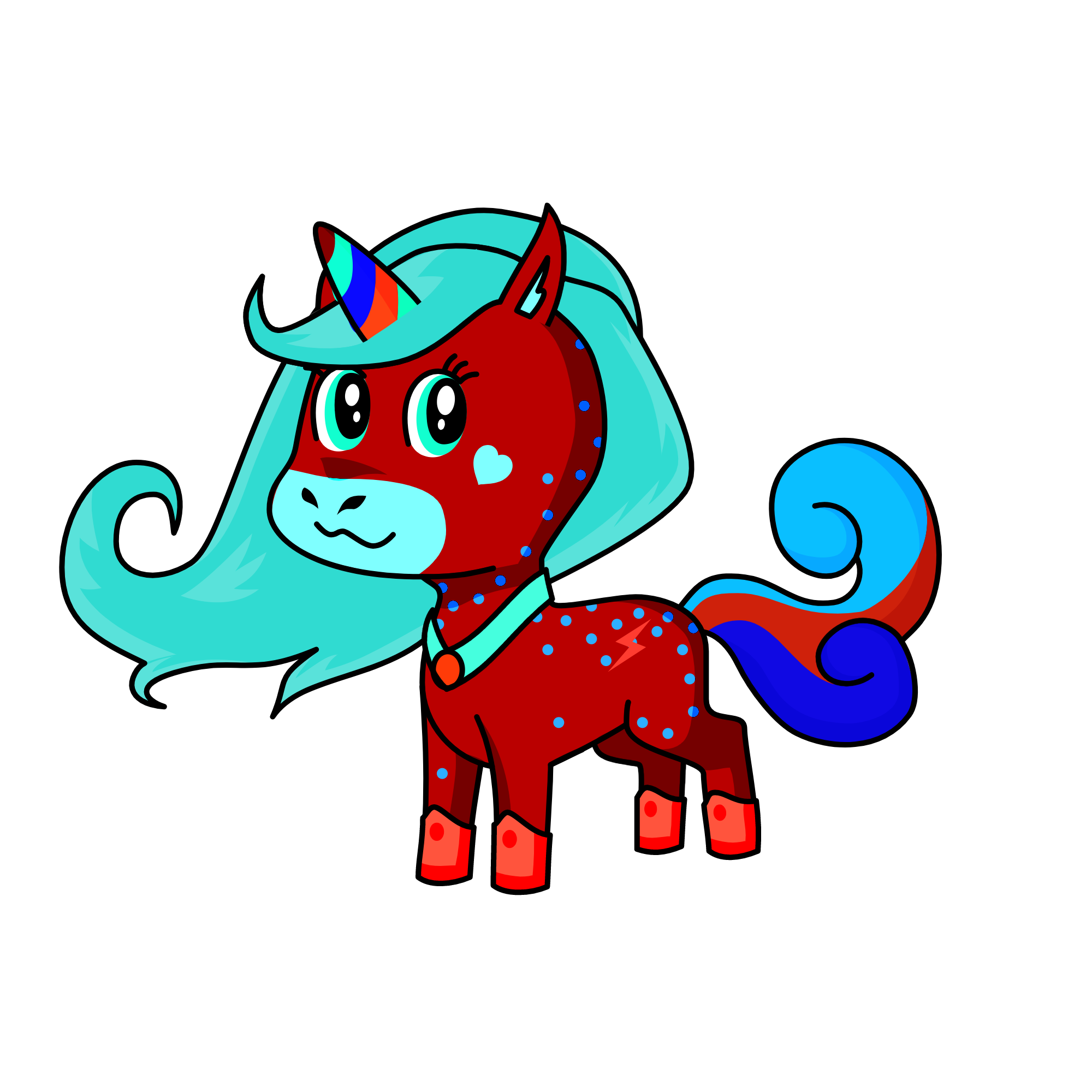 Iceonna , the unicorn