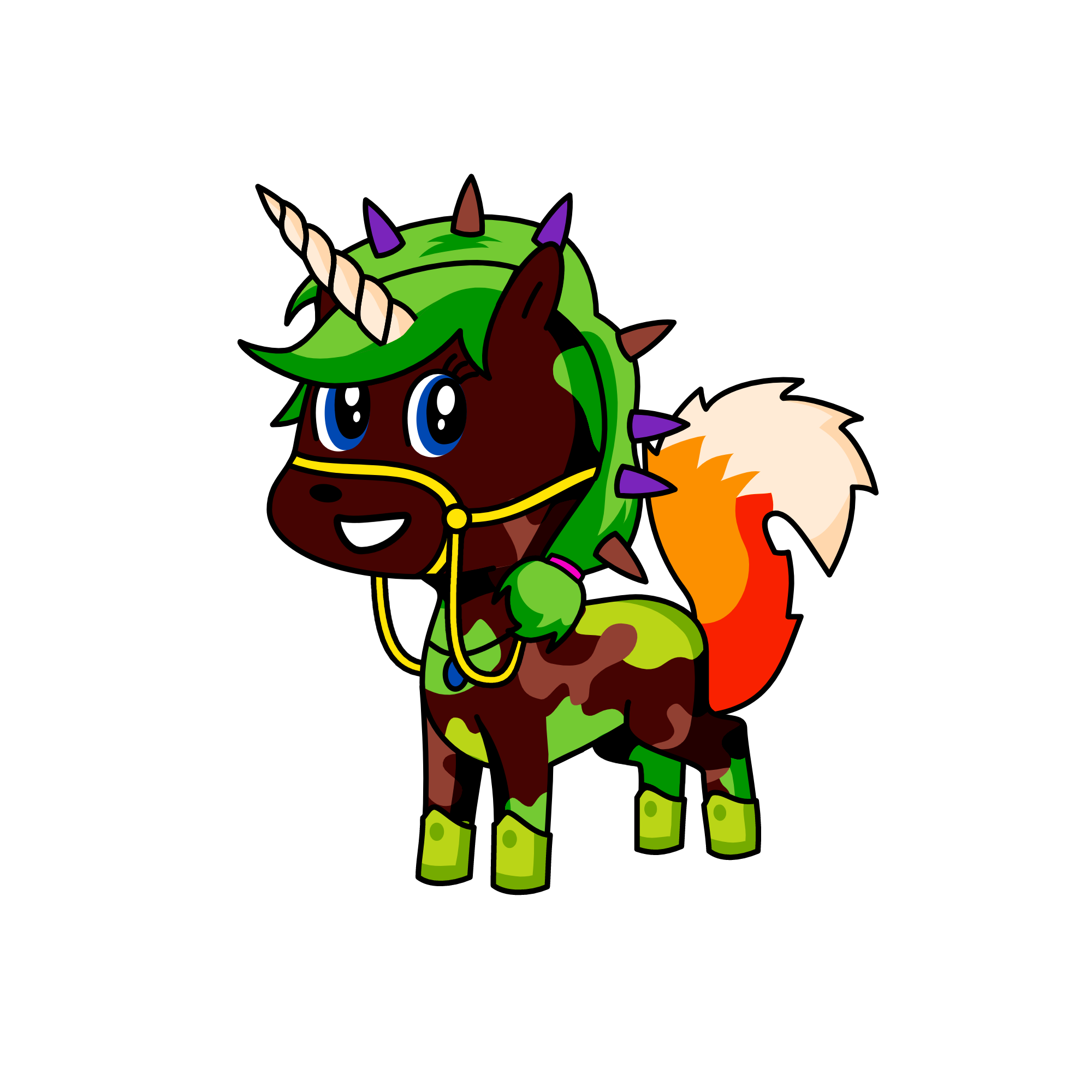 fox, the unicorn