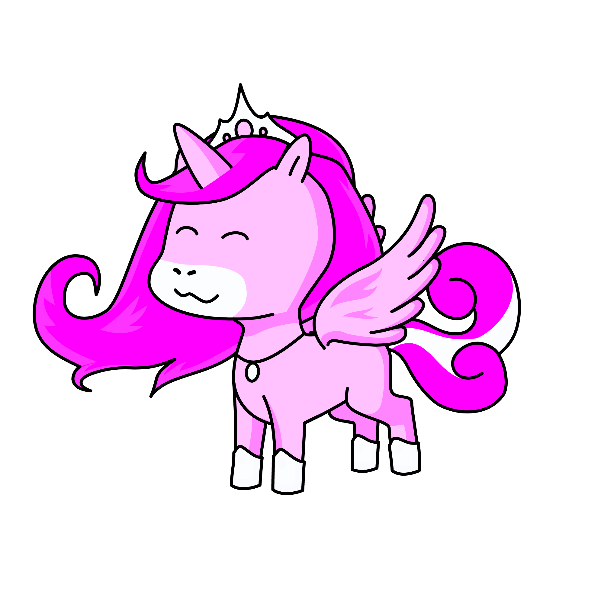 fluff, the unicorn