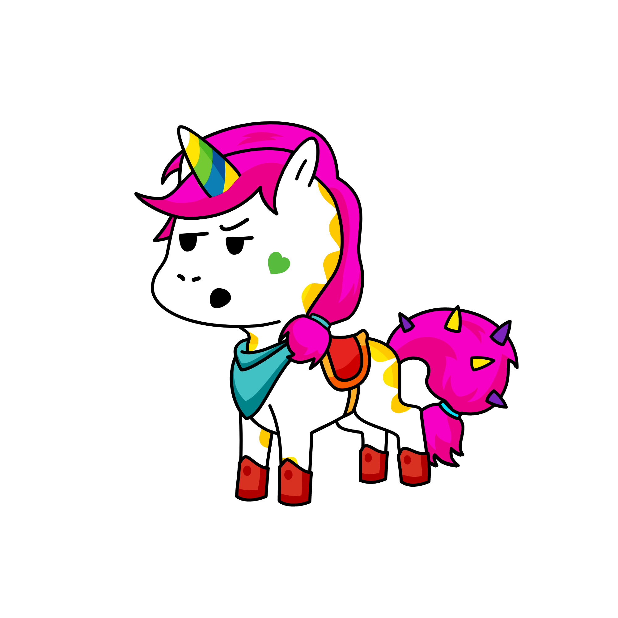 Momicorn, the unicorn