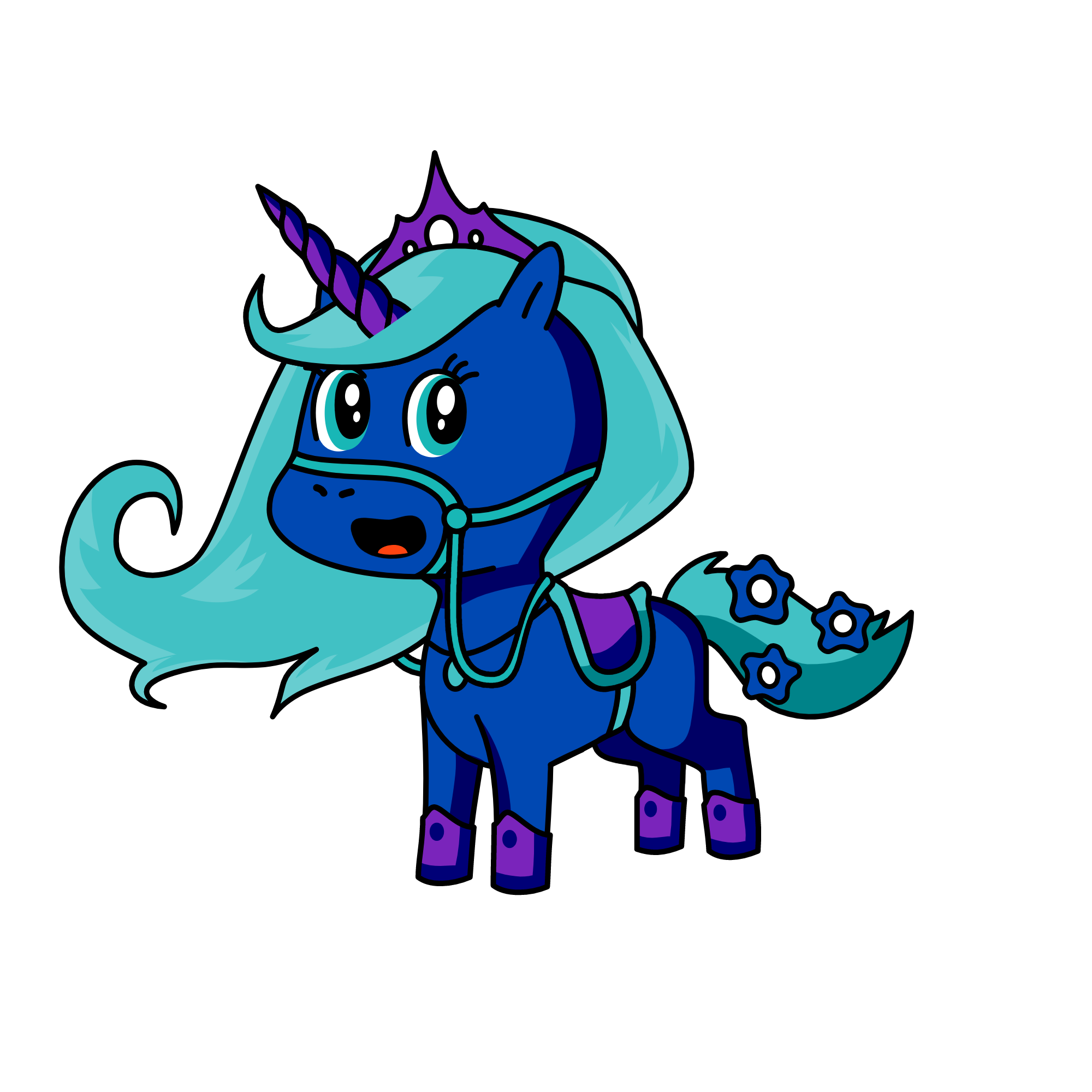 Qeen skler Qeen of the sky, the unicorn