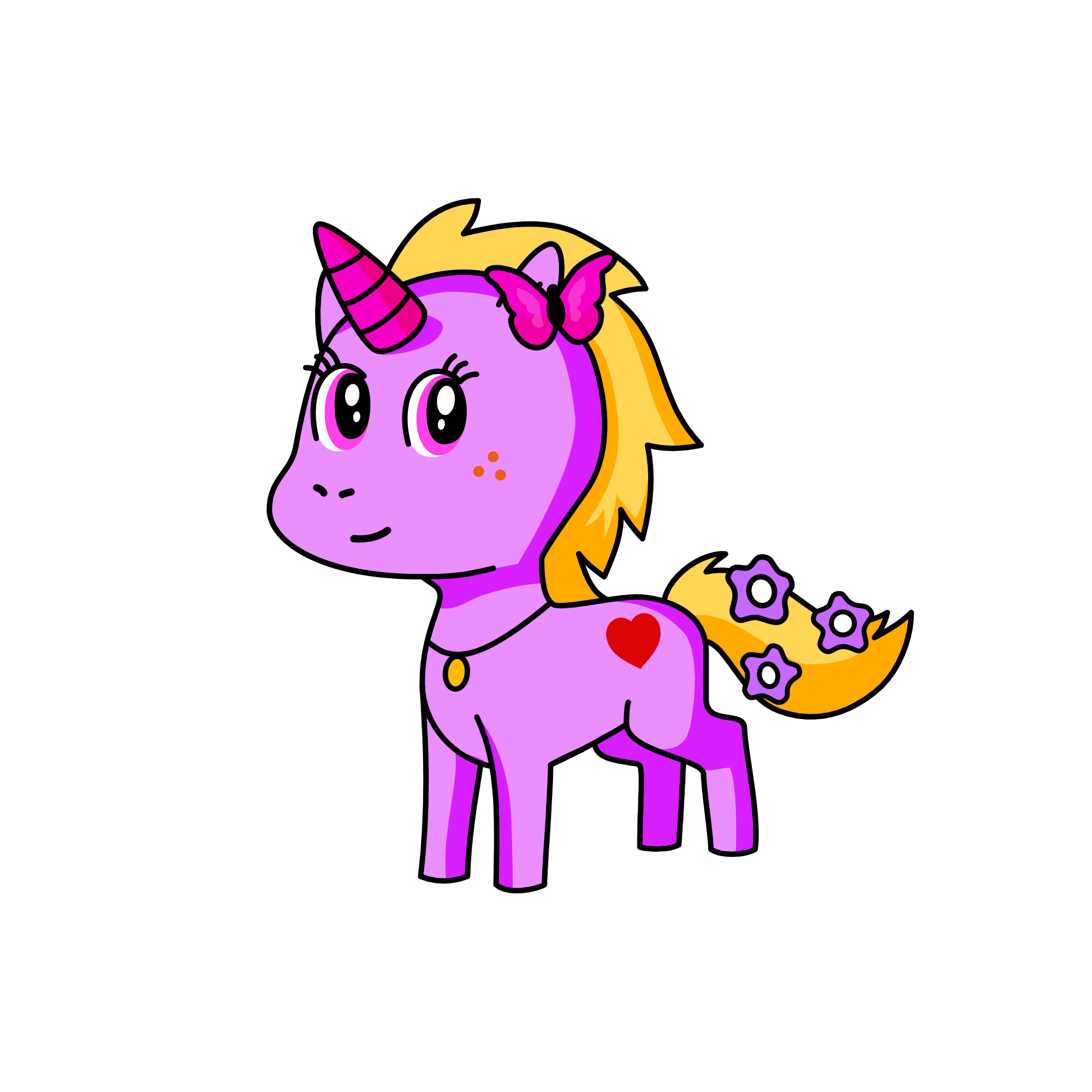Princess Peggy, the unicorn