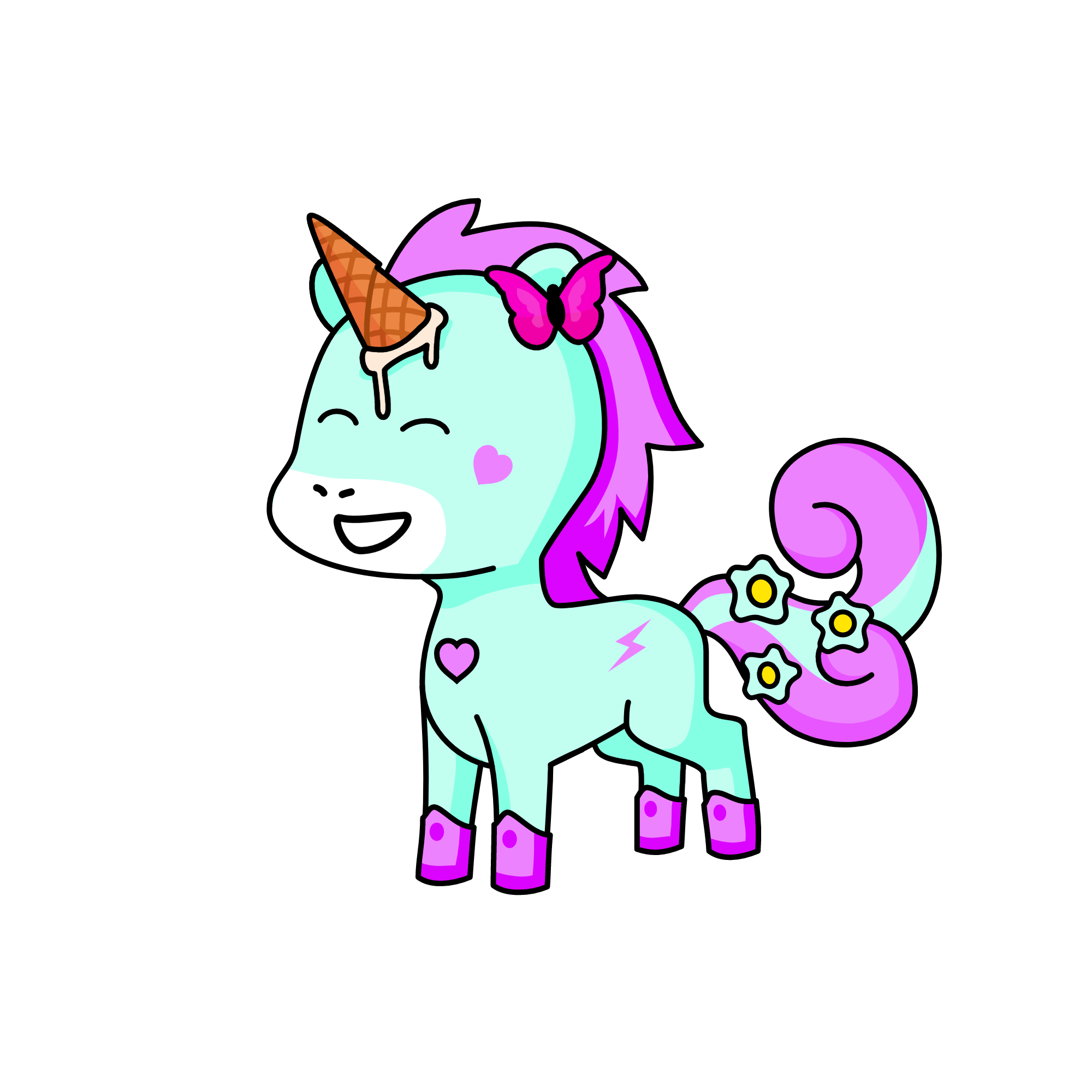Cotton Candy, the unicorn