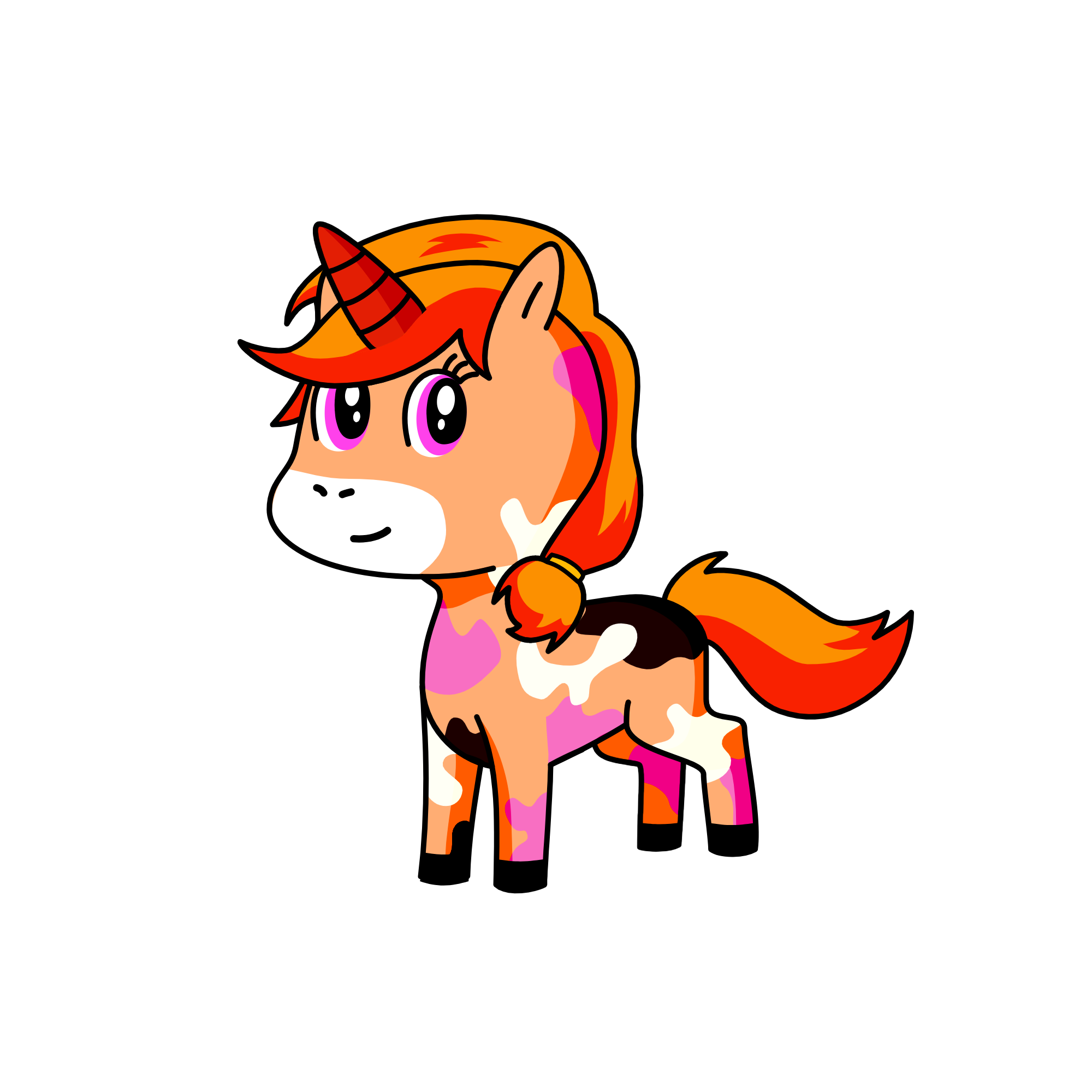 Blossom the PowerPuff Girl, the unicorn