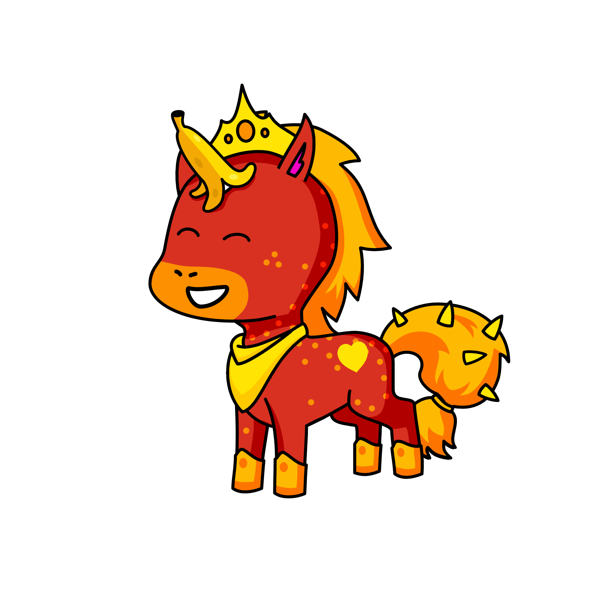 Banana Fire, the unicorn
