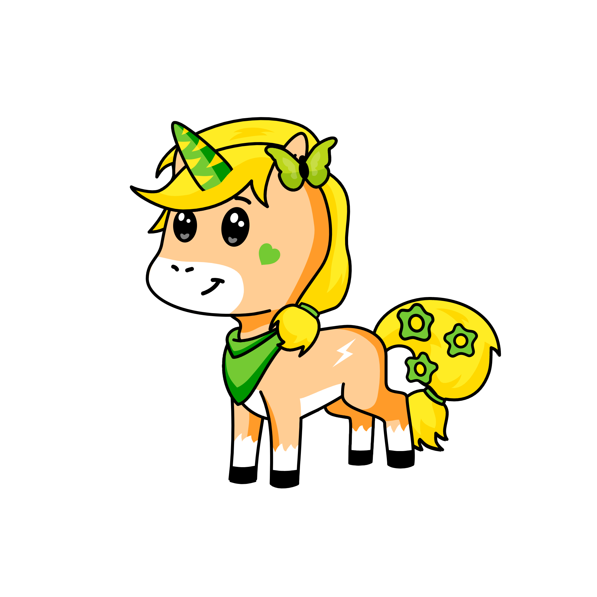 Sunny, the unicorn