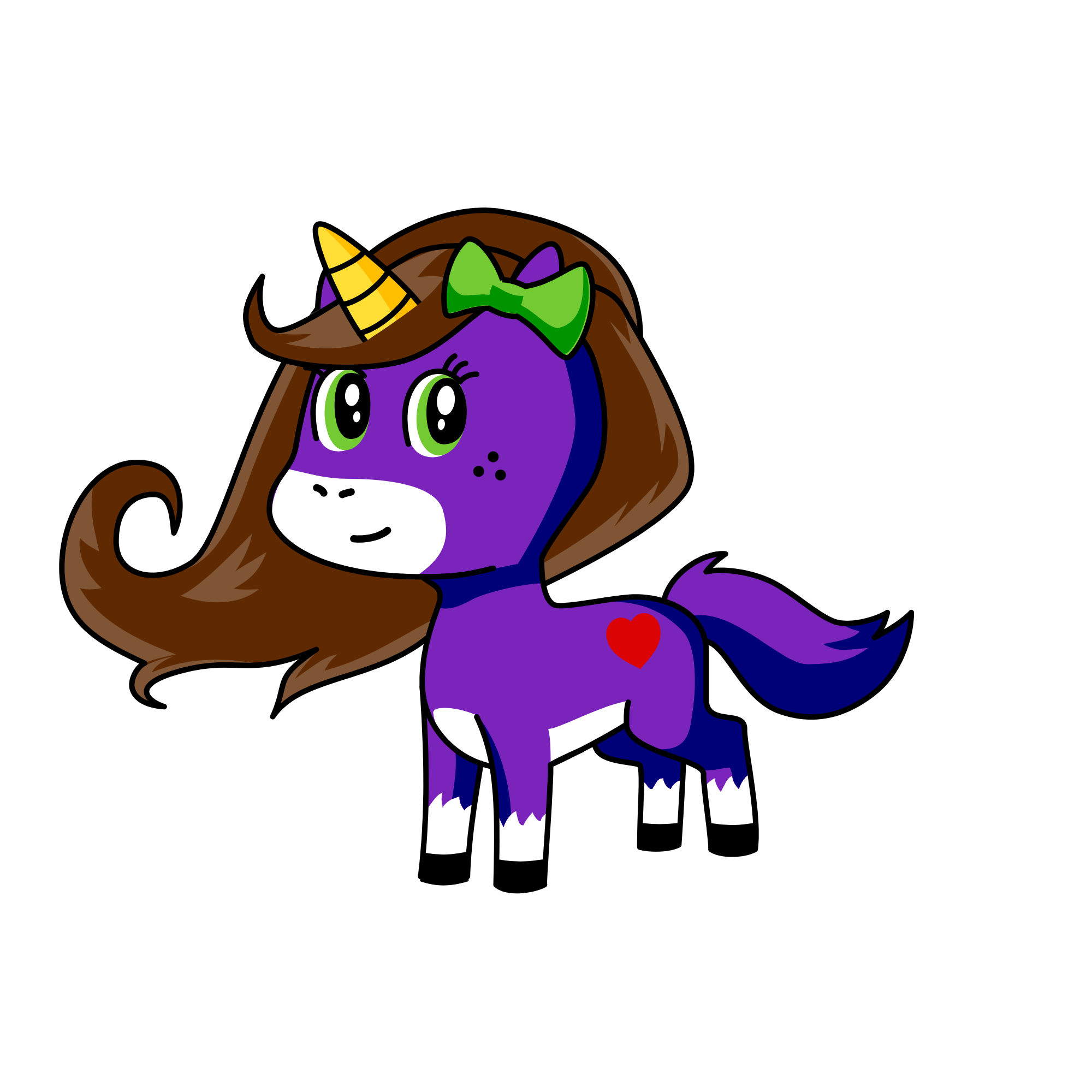 Aileen kitty, the unicorn