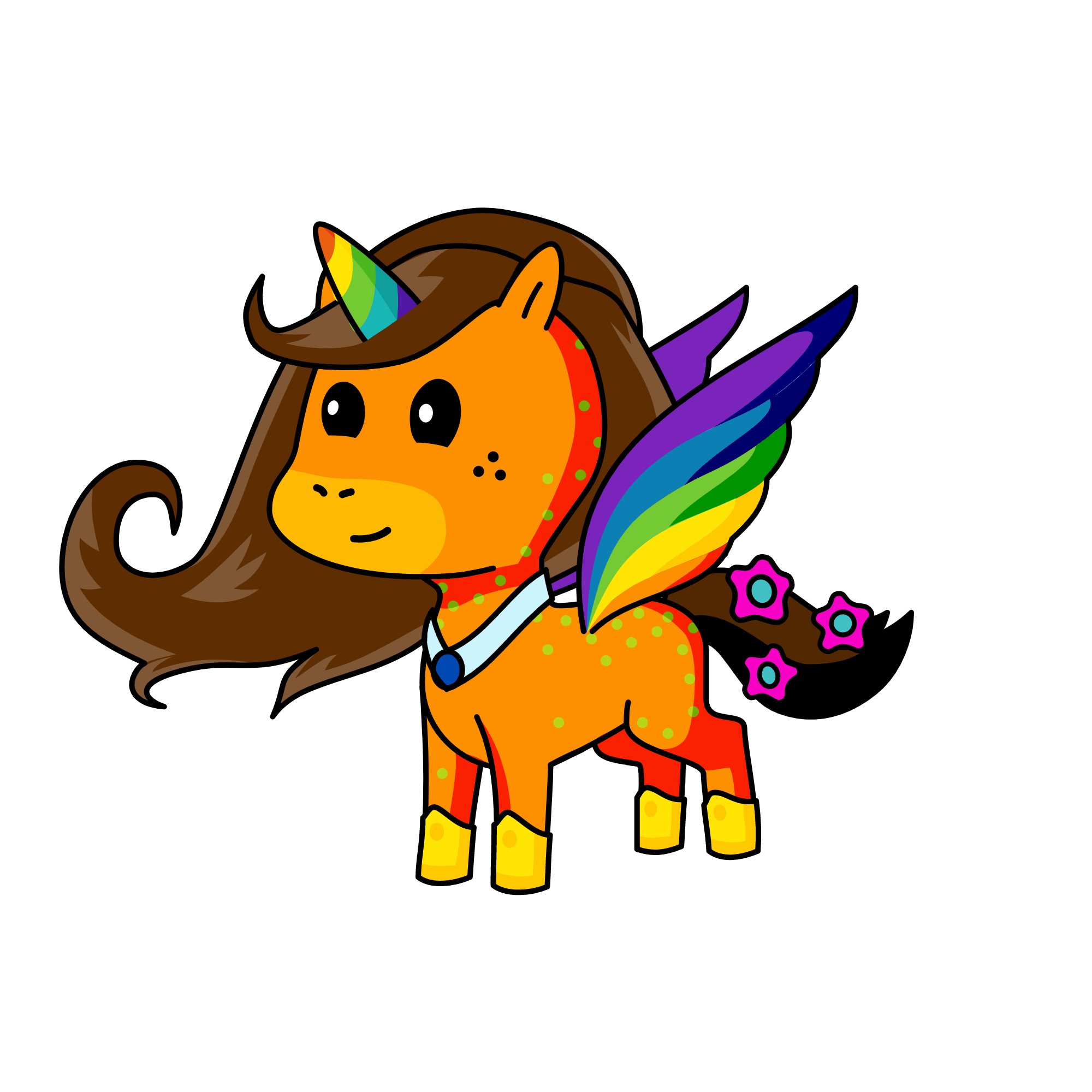 UniCornucopia:Unicorn Goddess of Plenty, the unicorn