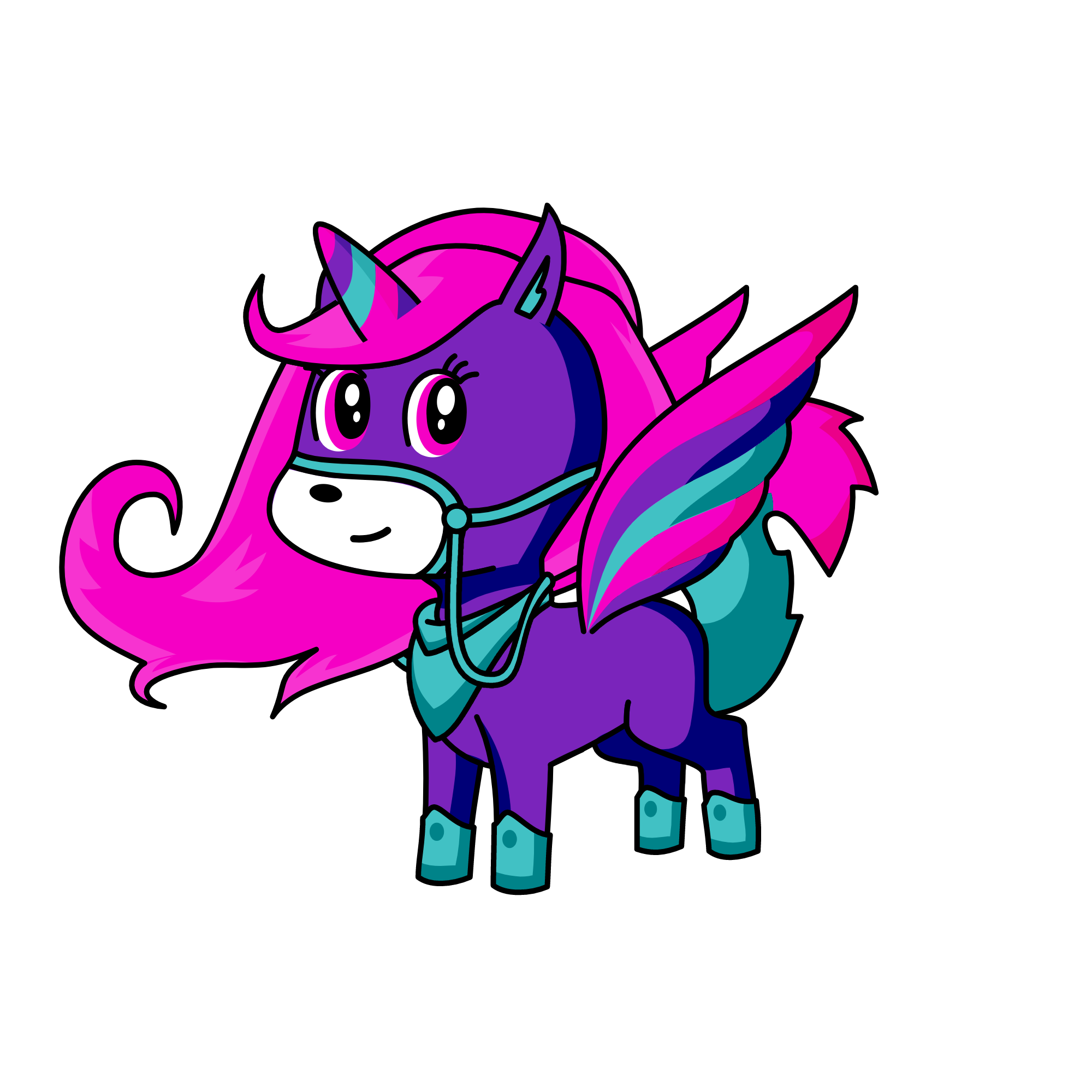 the bisexual uniwolf., the unicorn