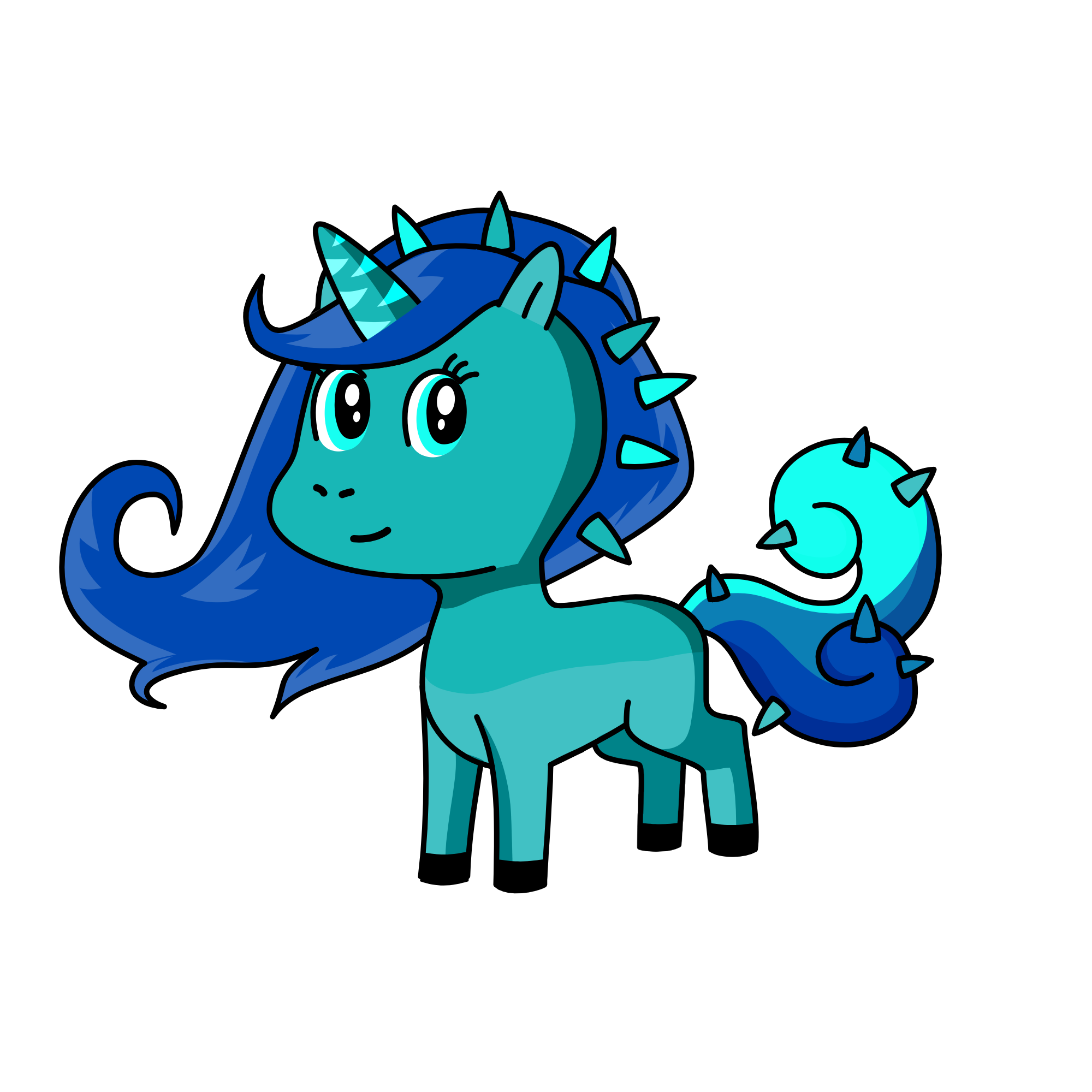 Aqua, the unicorn
