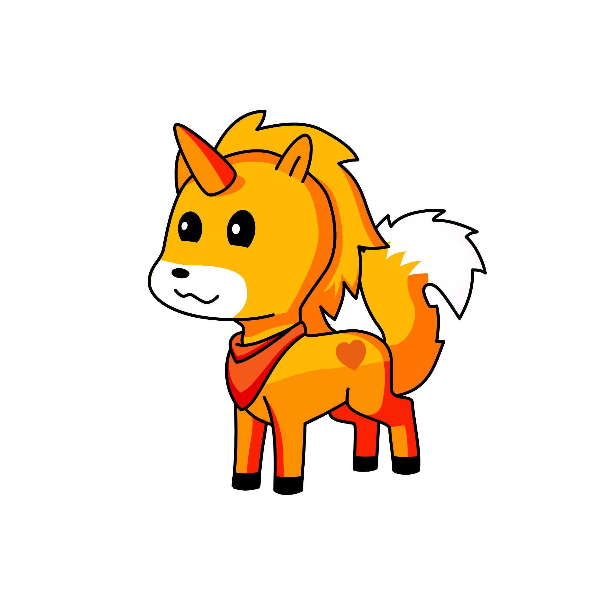 fox, the unicorn