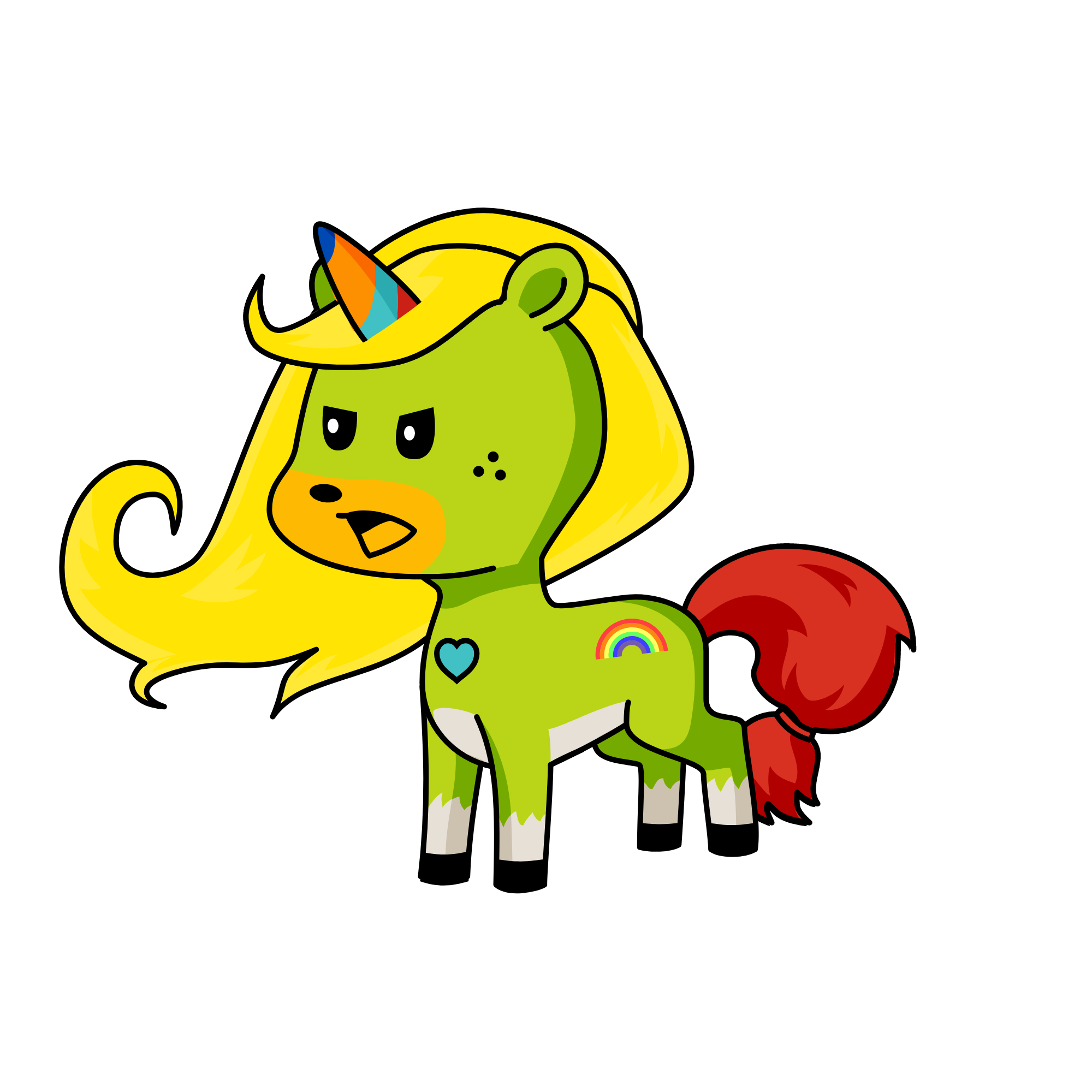 The Crazy 1, the unicorn