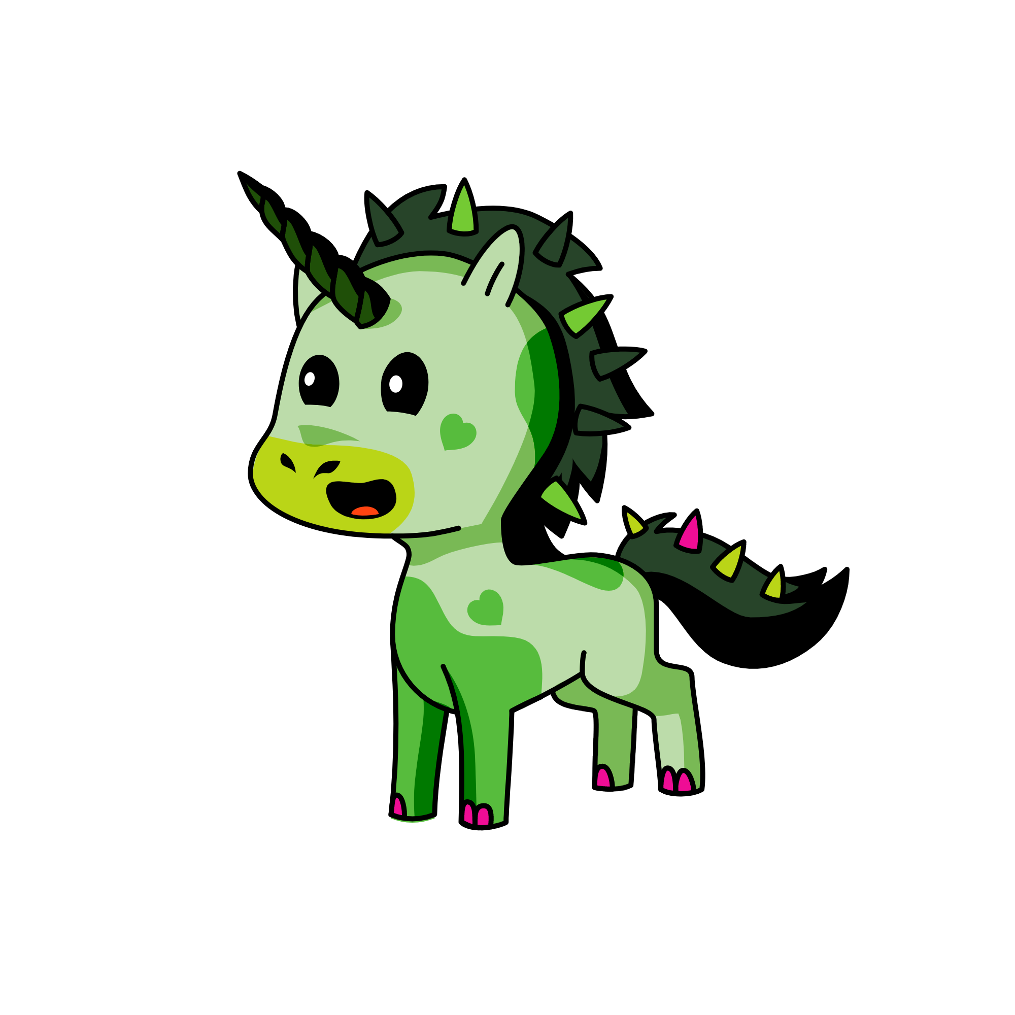 Zombie Grass, the unicorn