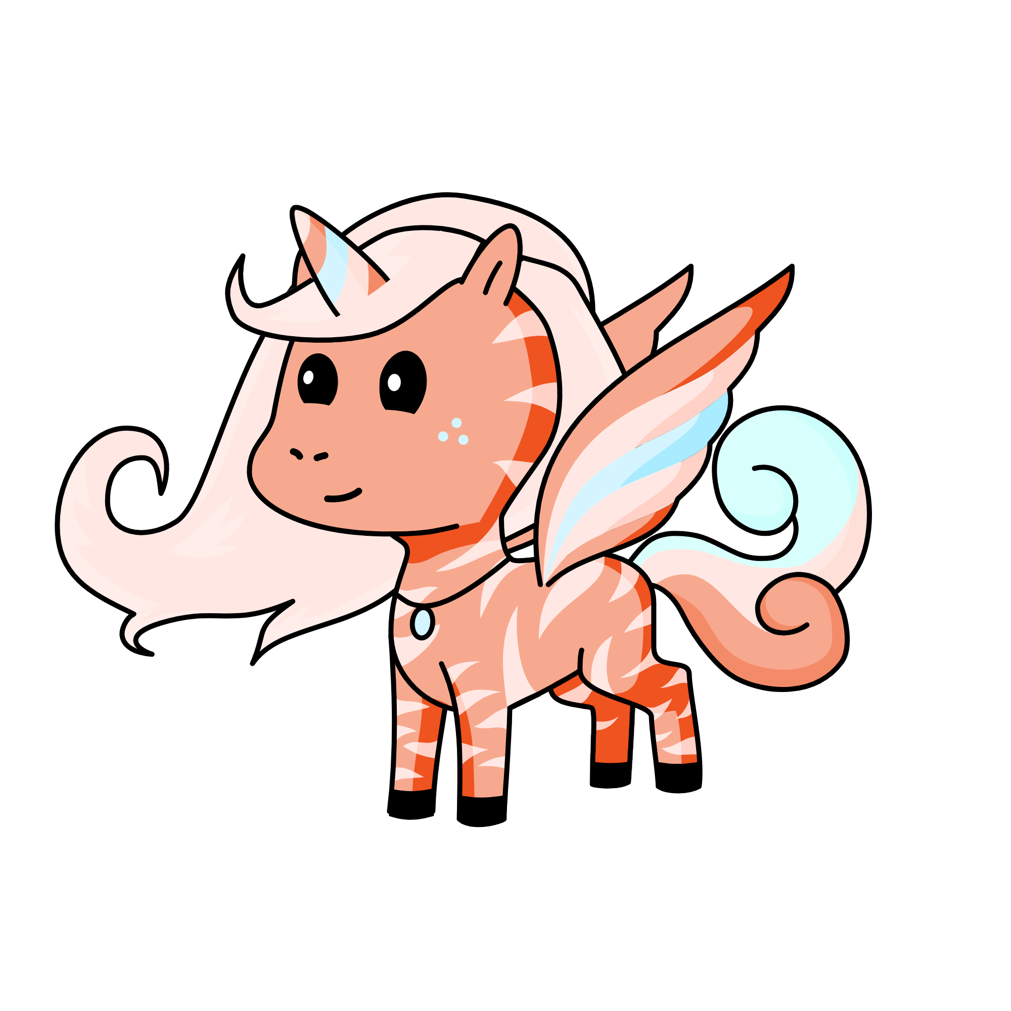strawberry, the unicorn