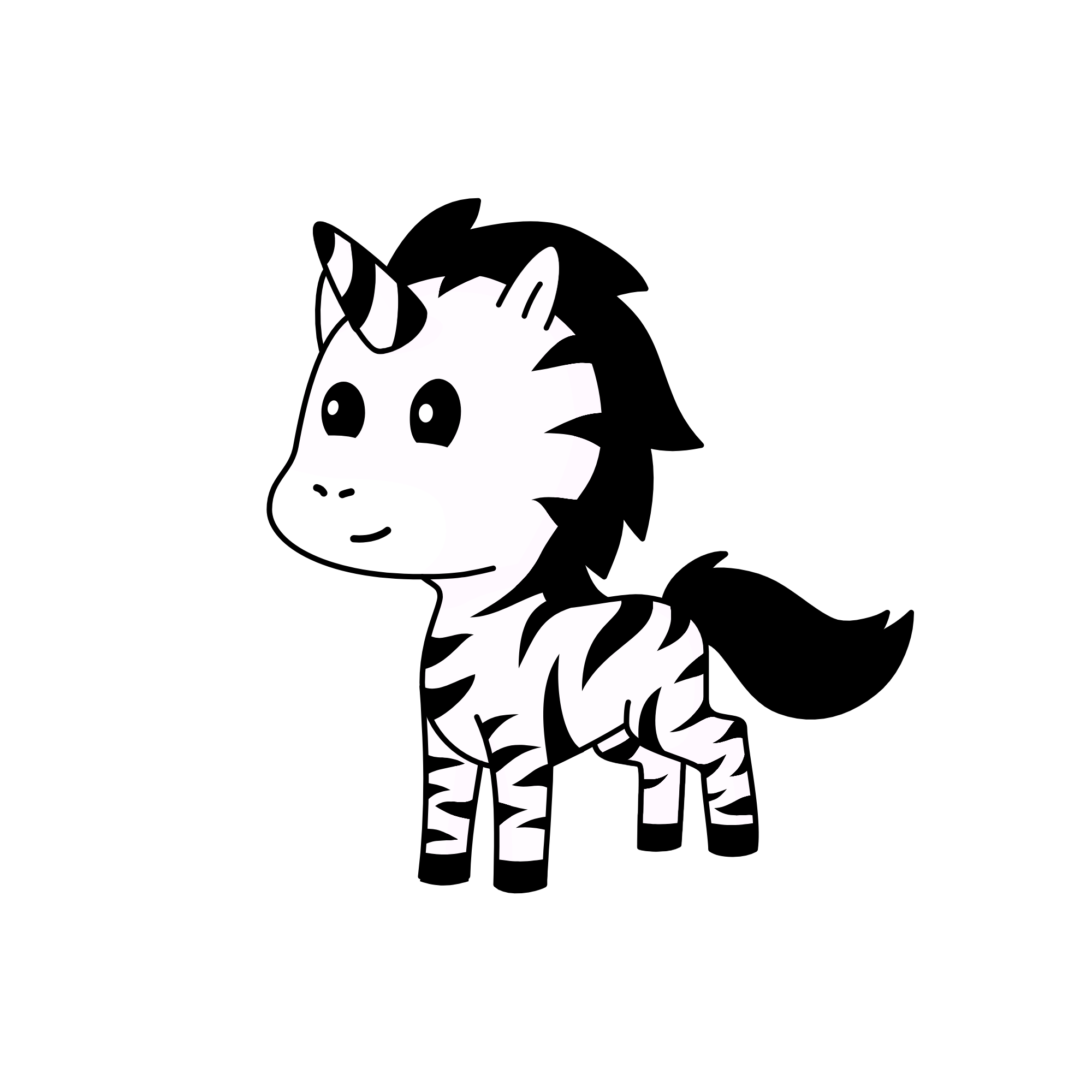 zebra, the unicorn