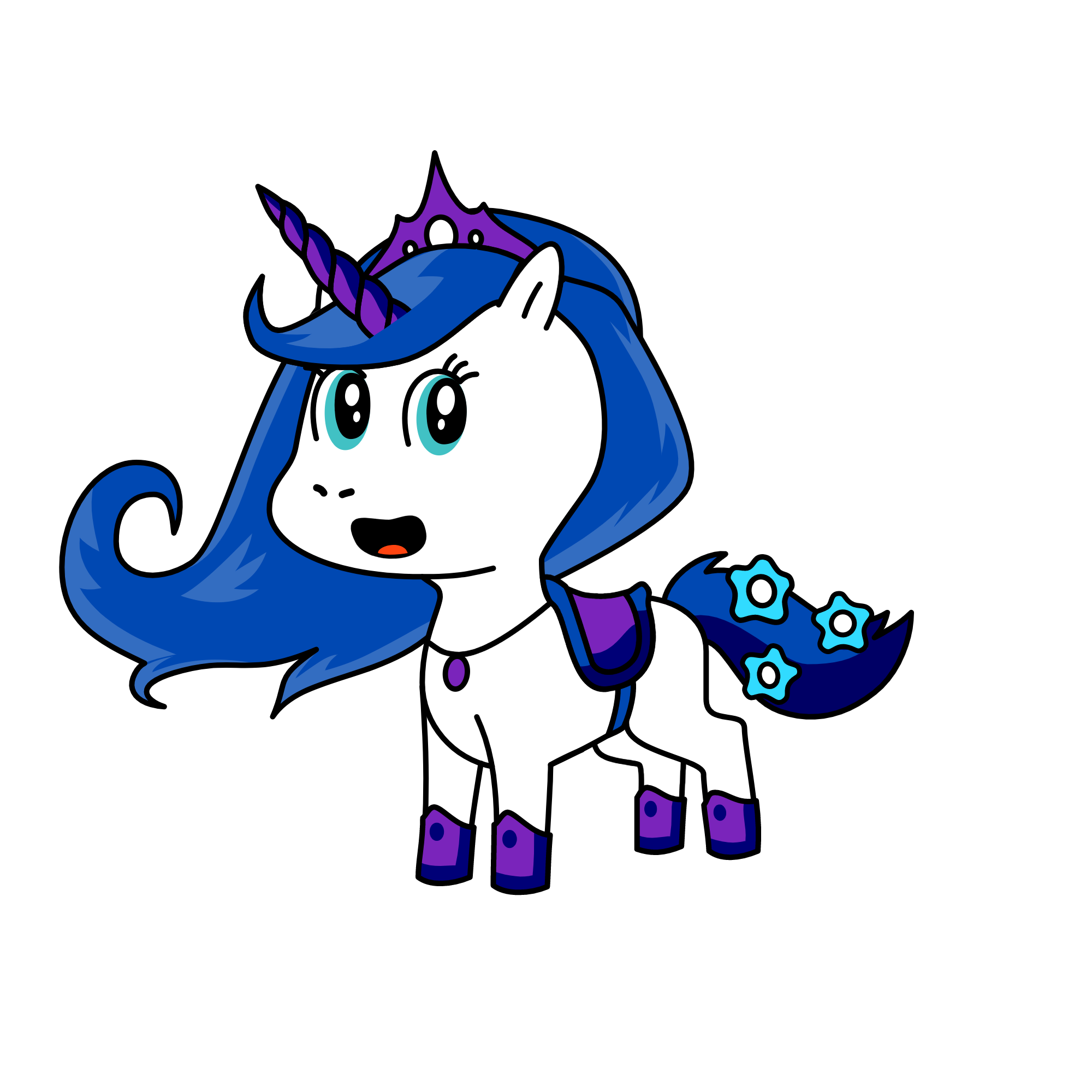 Qeen Jade, the unicorn