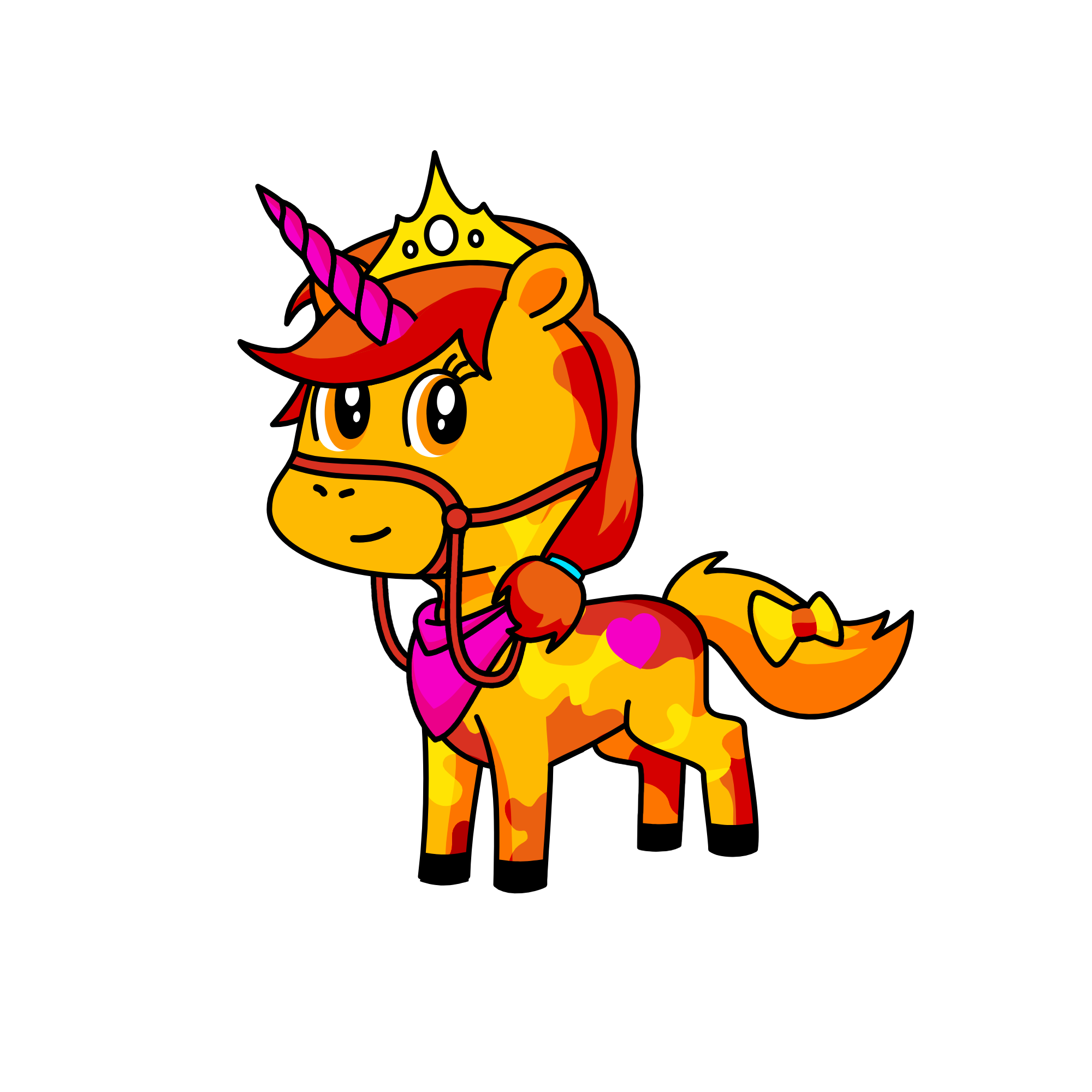 Sunburst, the unicorn