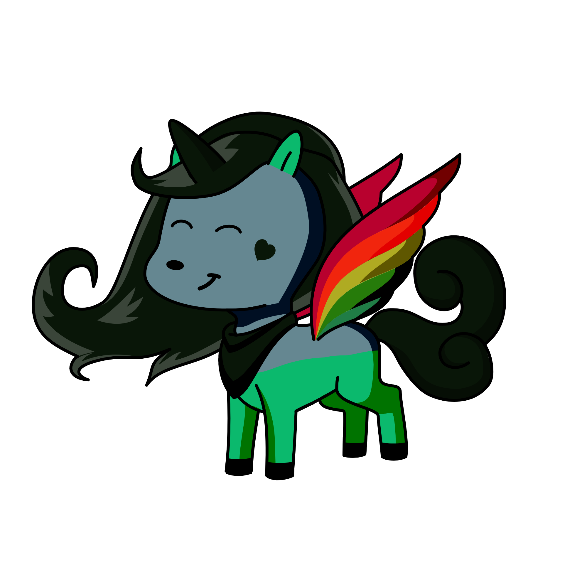 sparkly, the unicorn