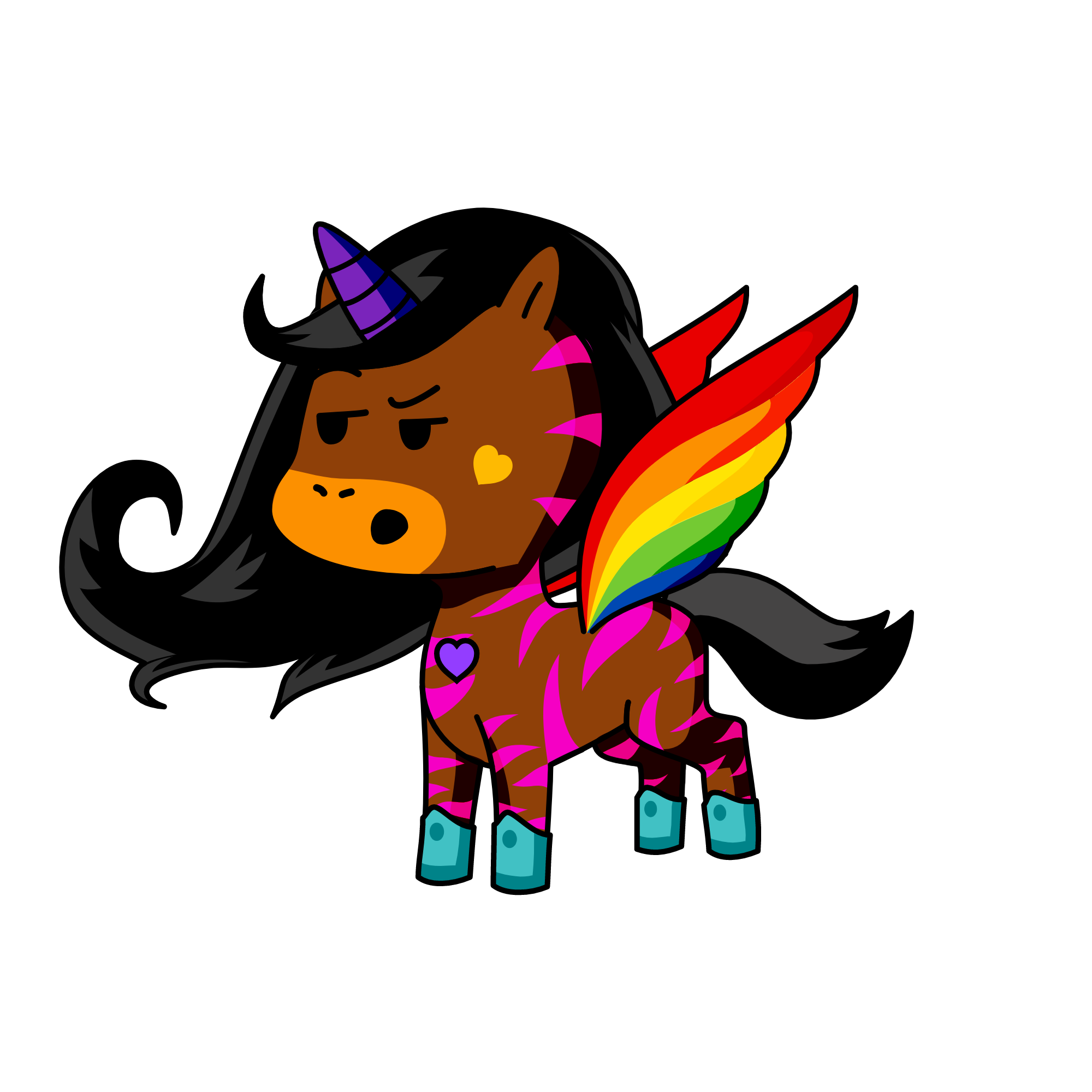 Tonia Jackson: Drama Queen, the unicorn