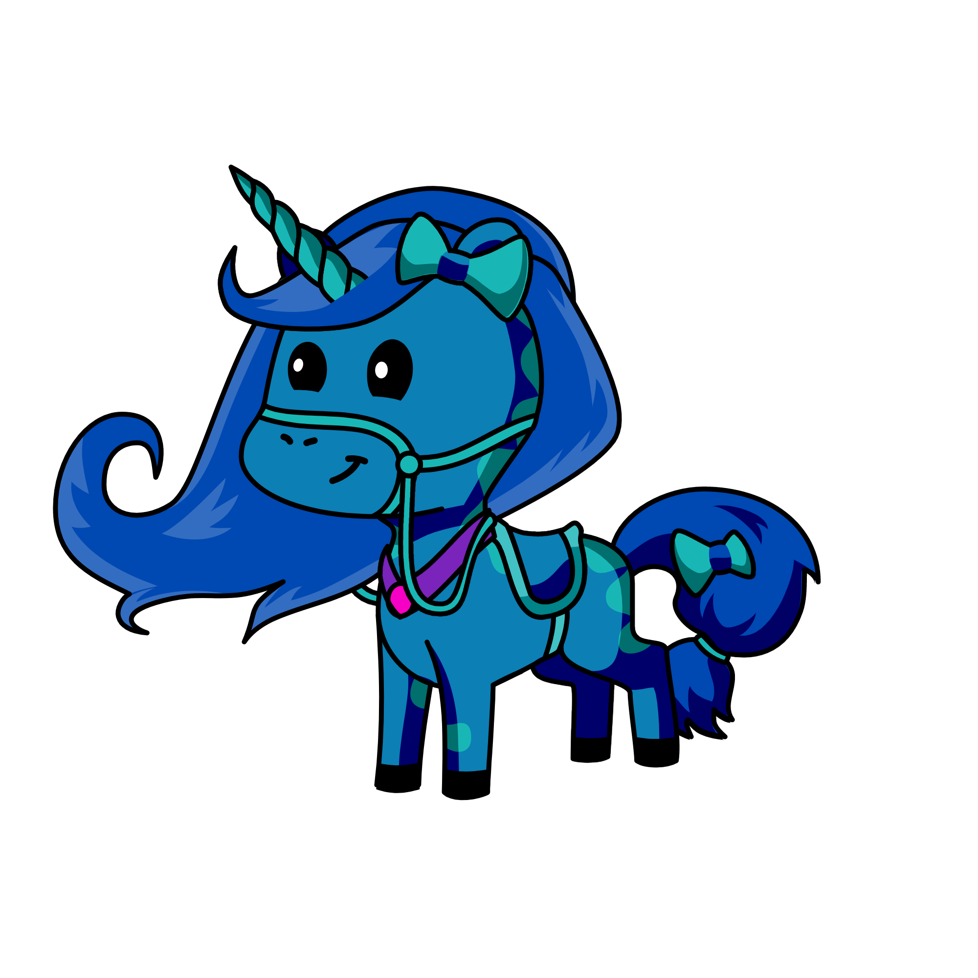 Sapphire, the unicorn