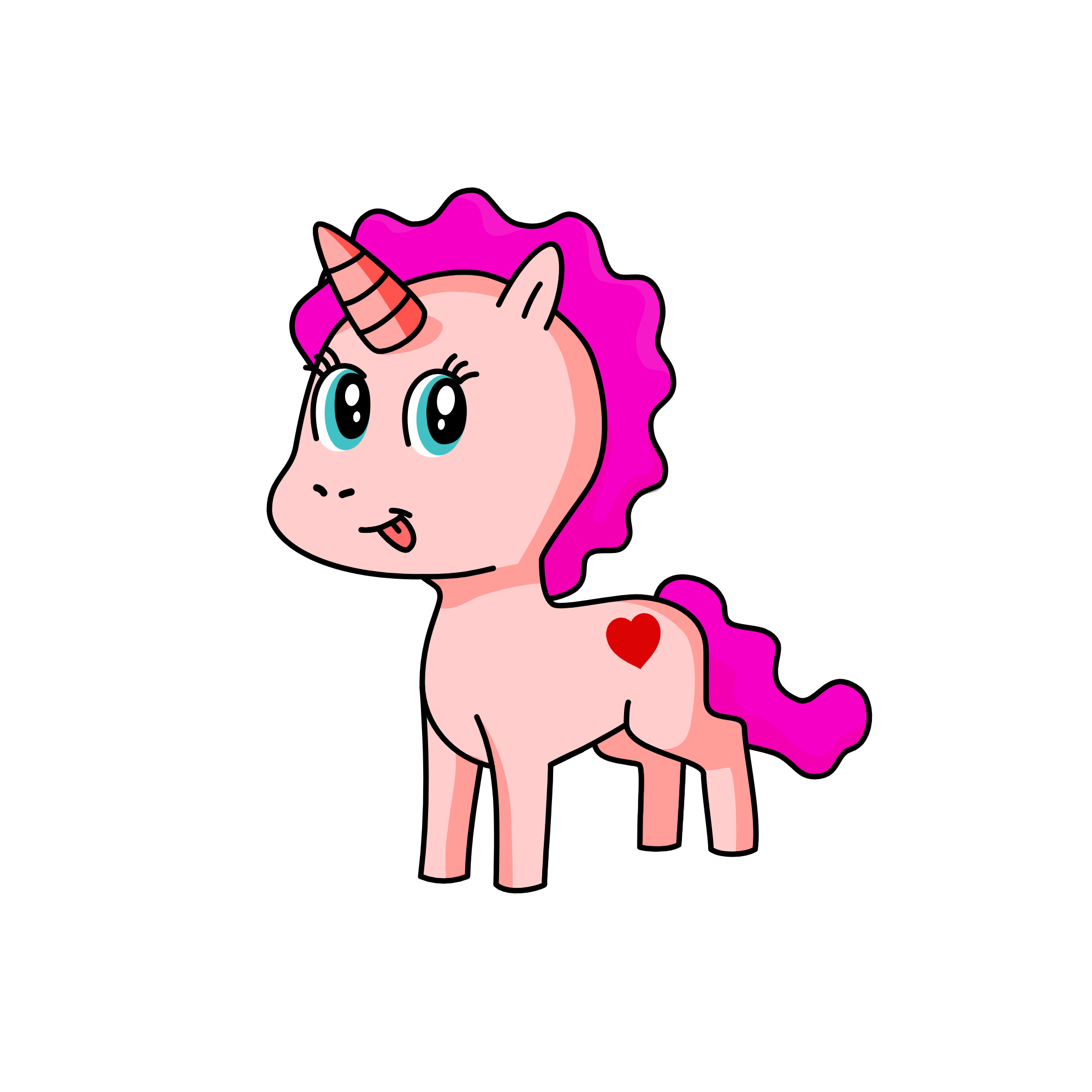 pinkie pie, the unicorn