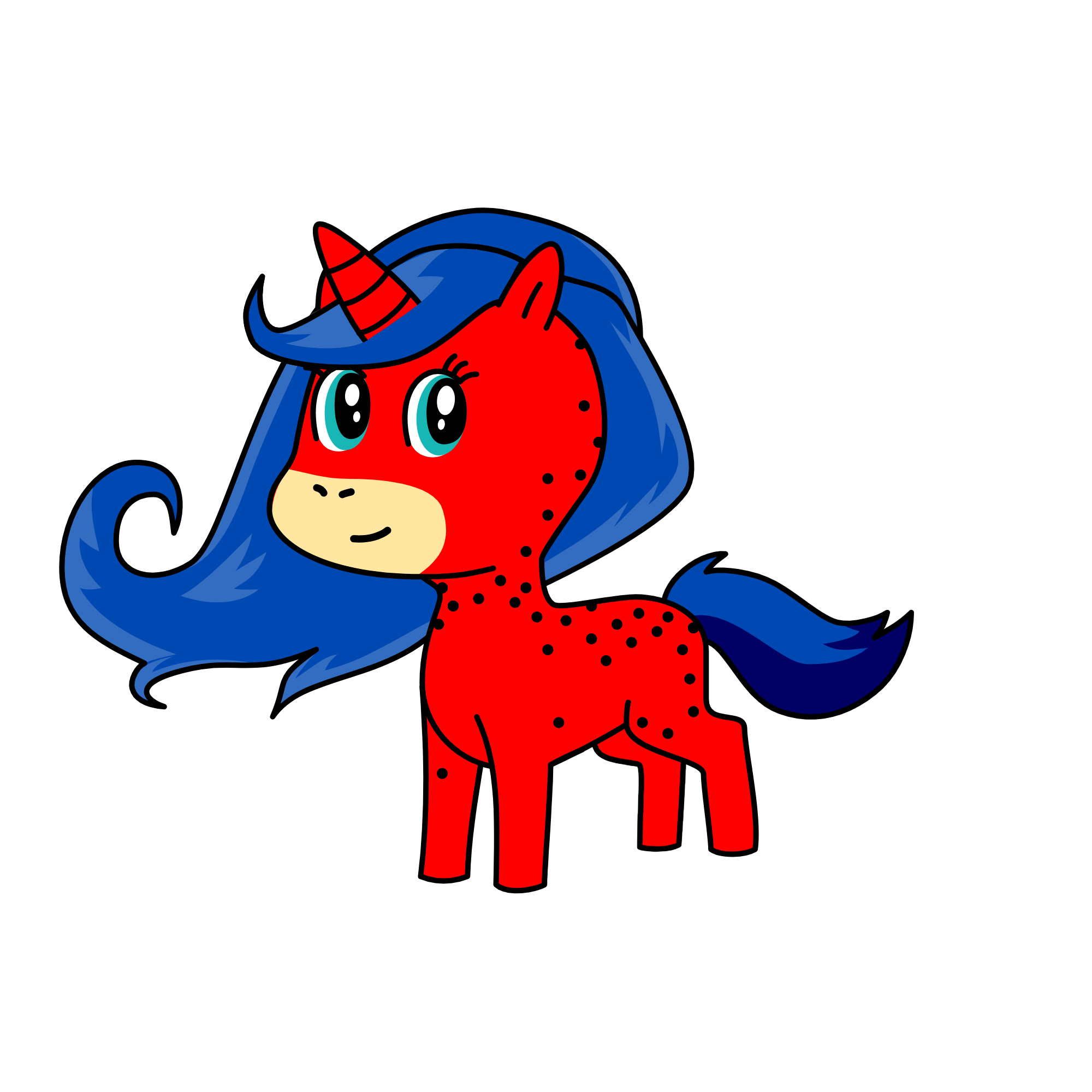 ladybug, the unicorn