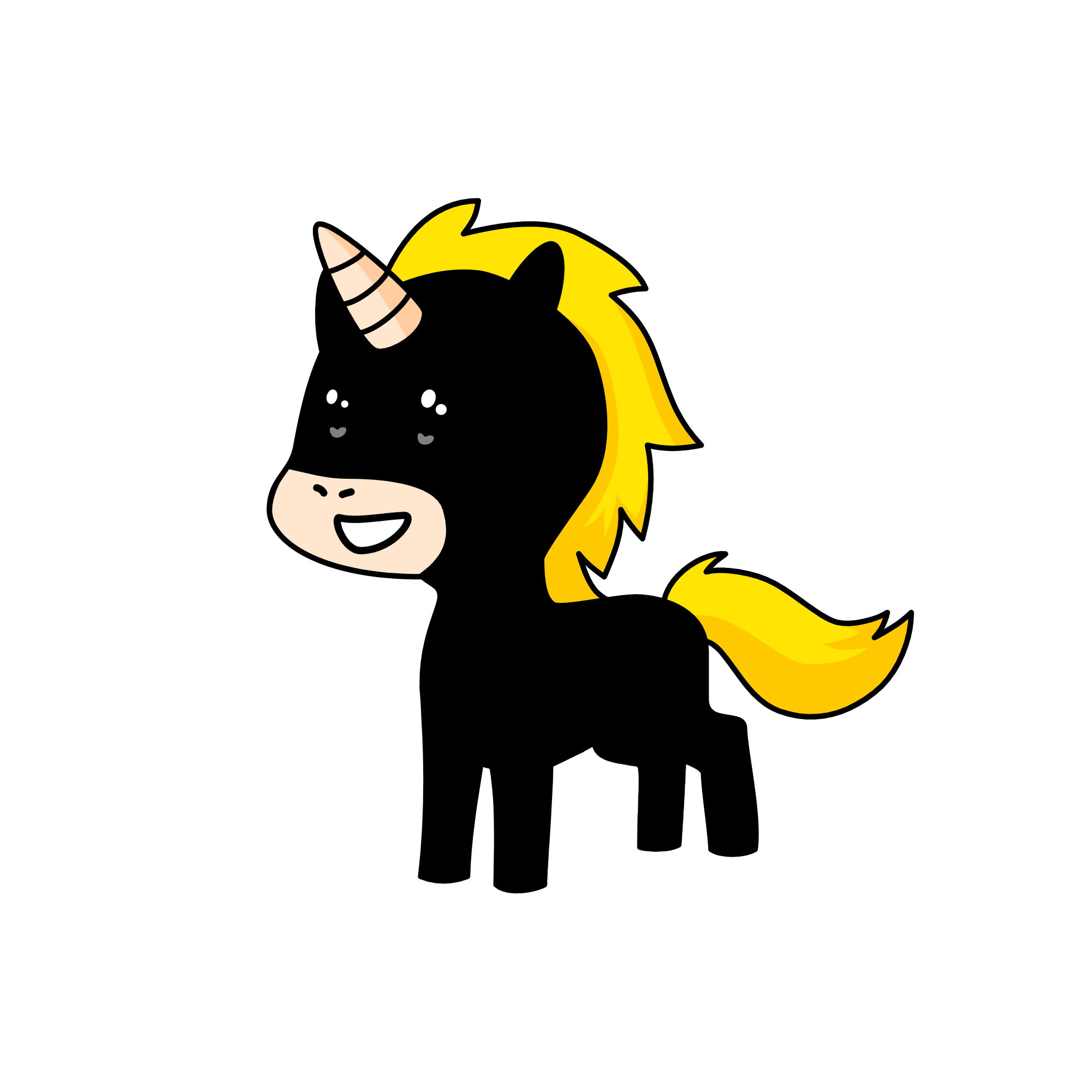 chat noir, the unicorn