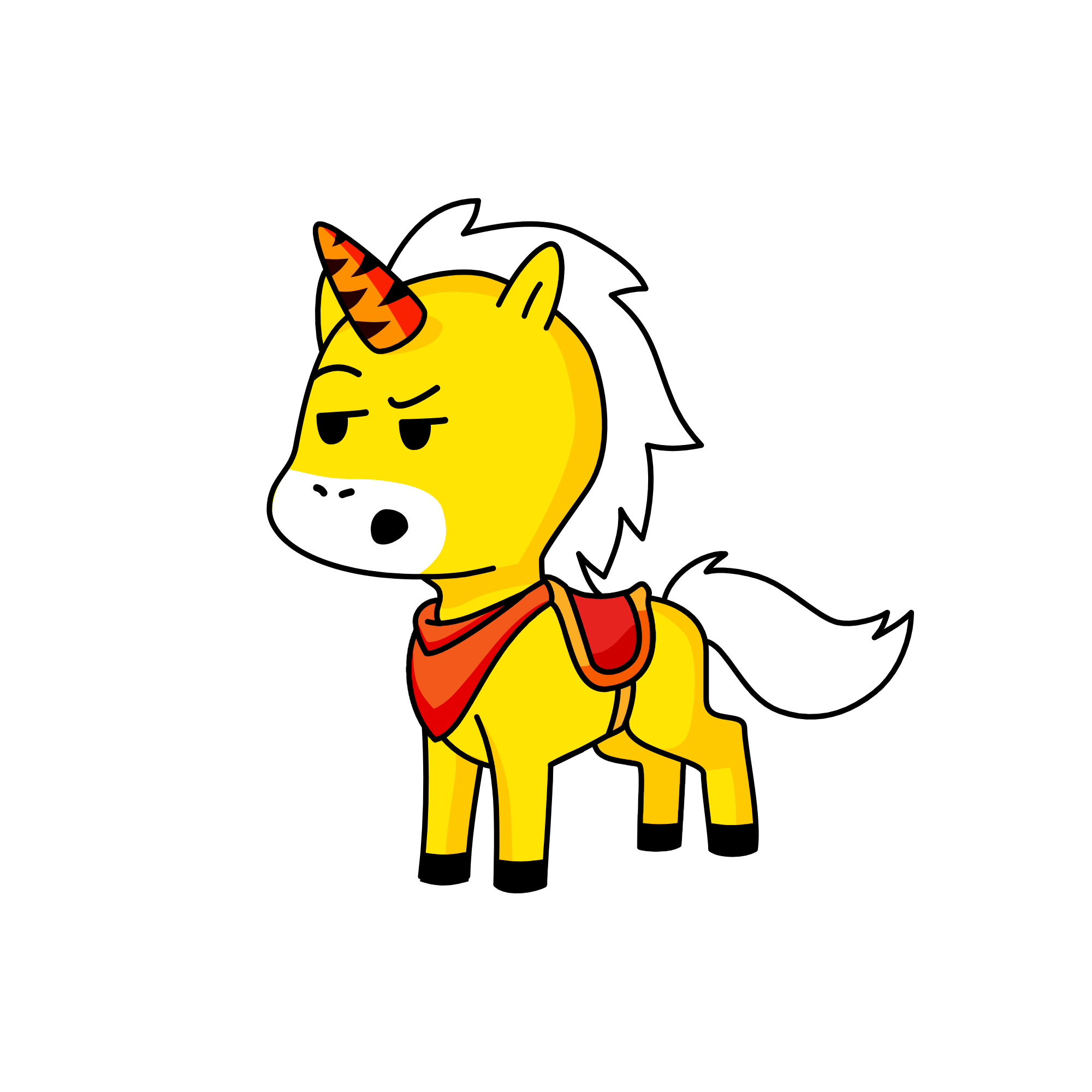 don't care yin , the unicorn