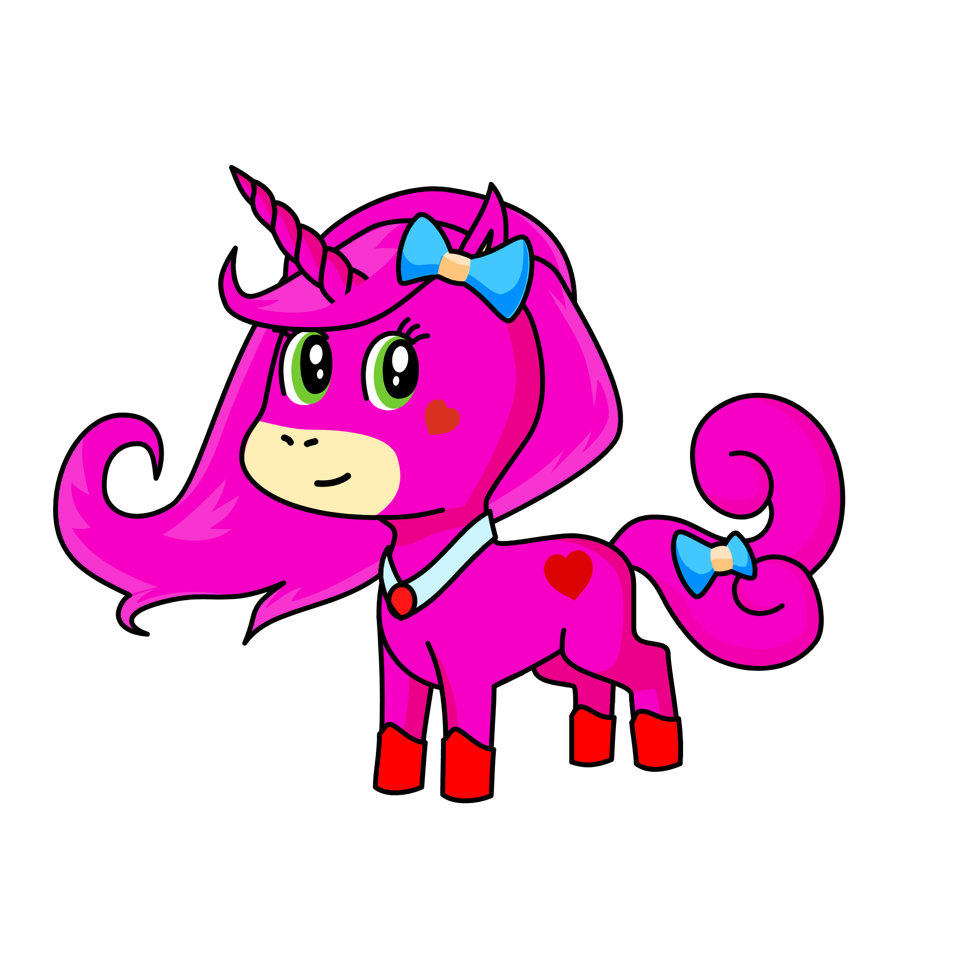 Amy Rose, the unicorn