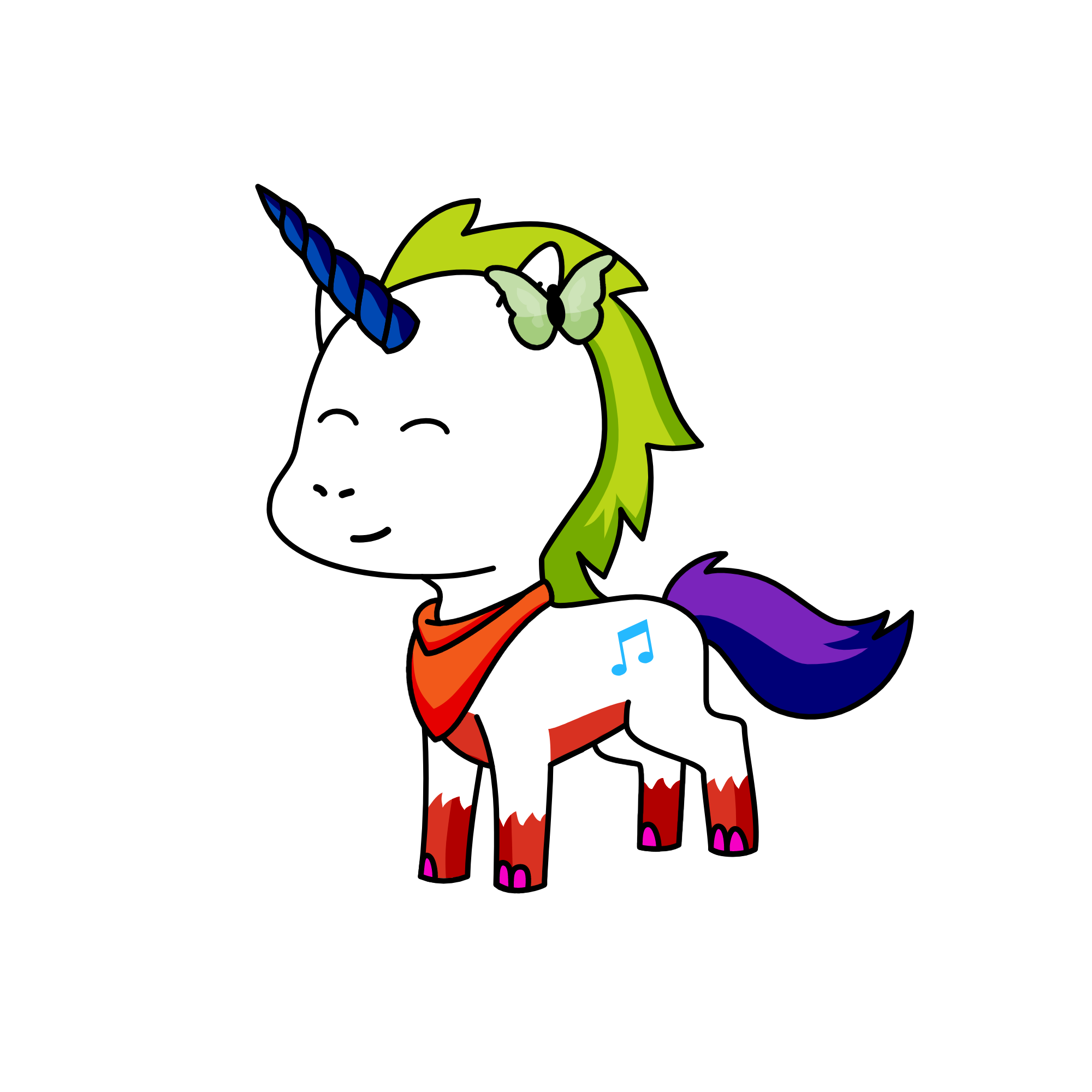 Dream, the unicorn