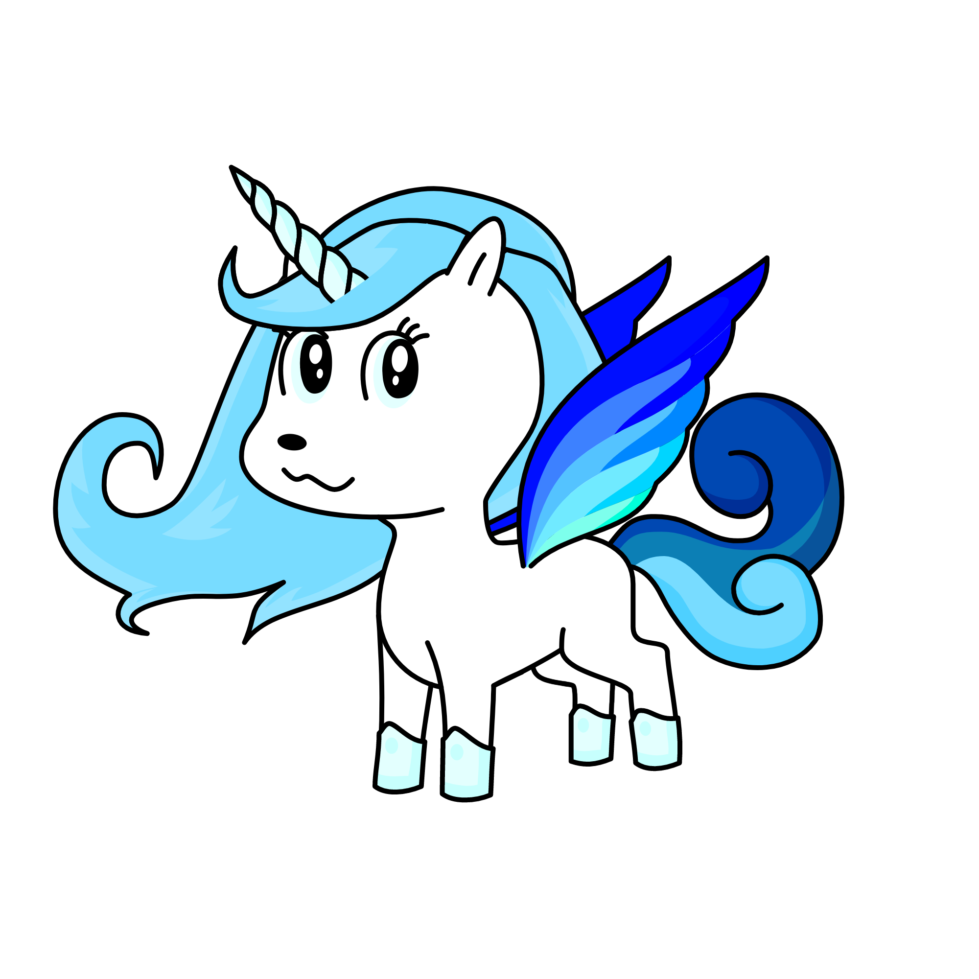 Crystal, the unicorn