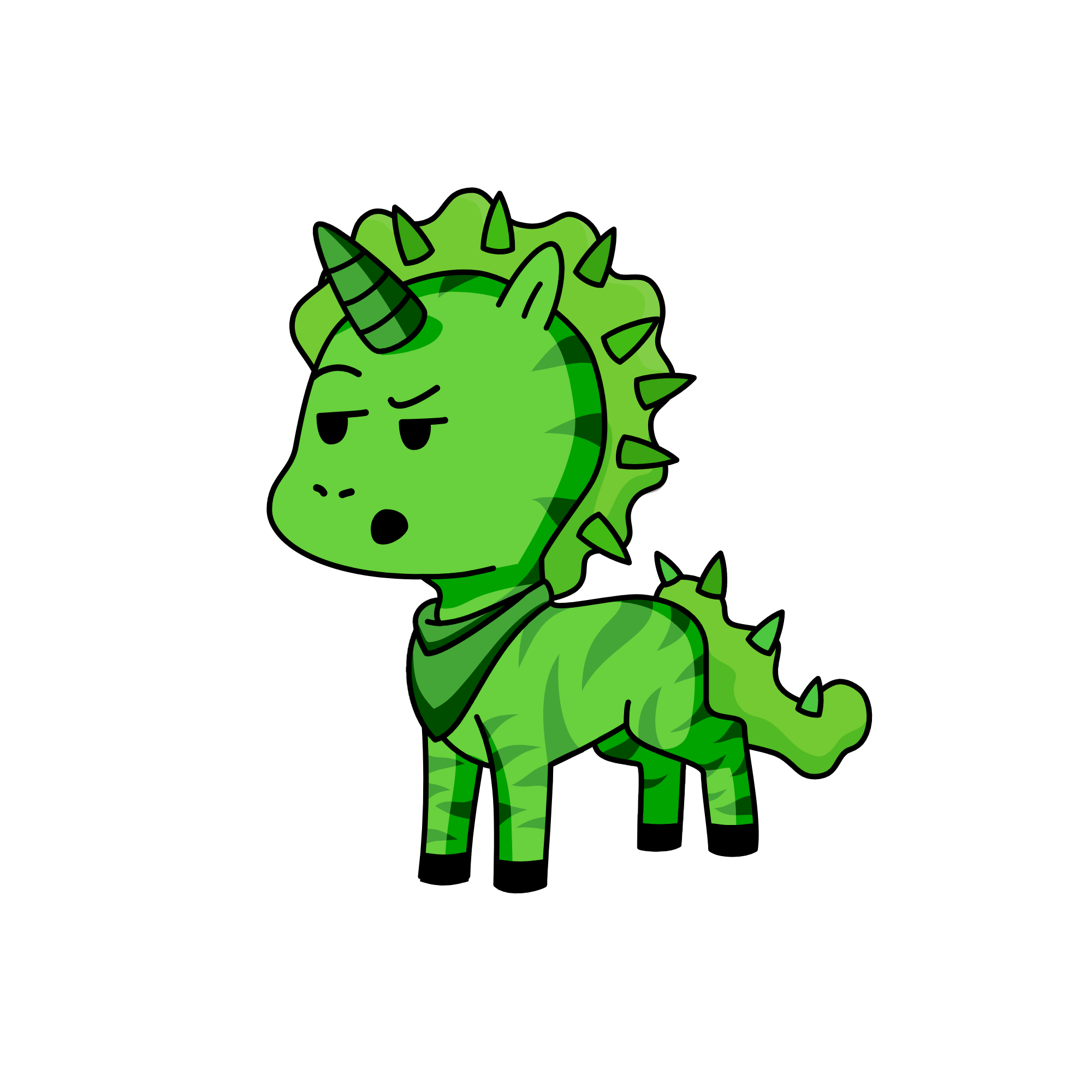 Cactus, the unicorn