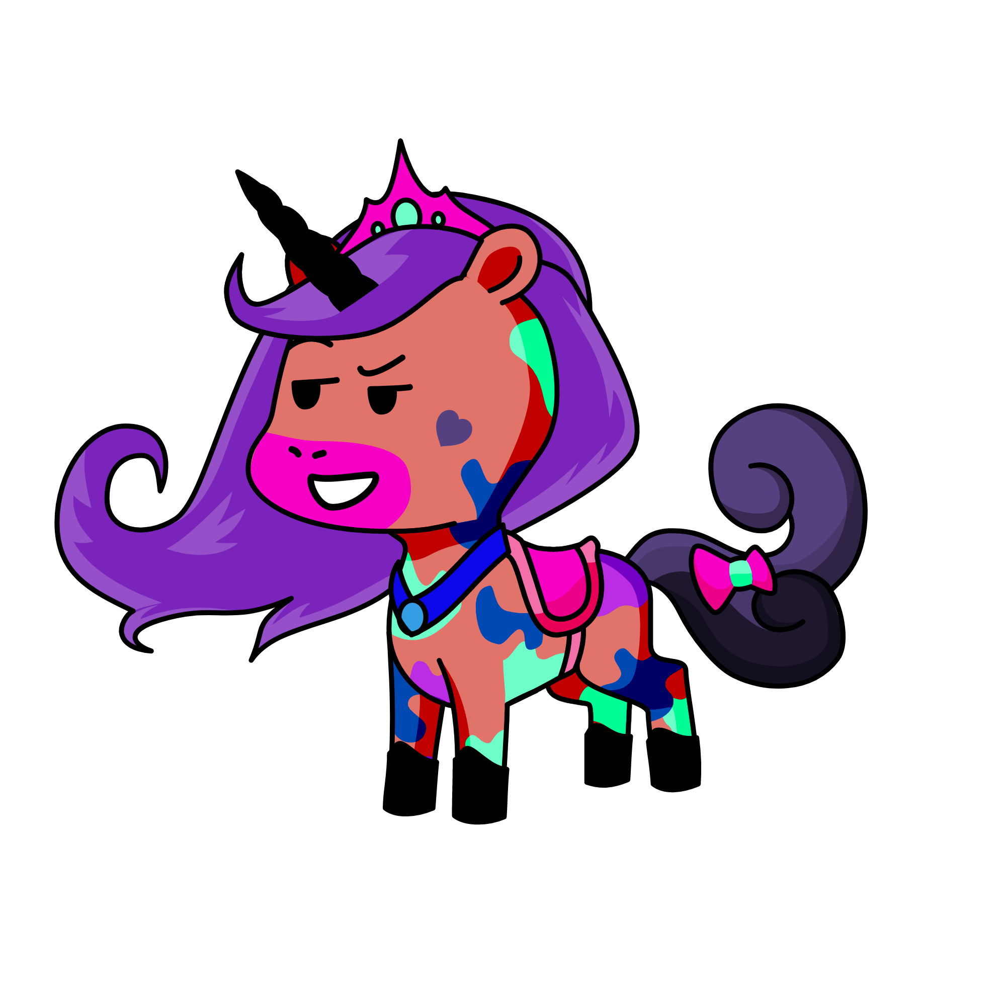 qweenluna, the unicorn