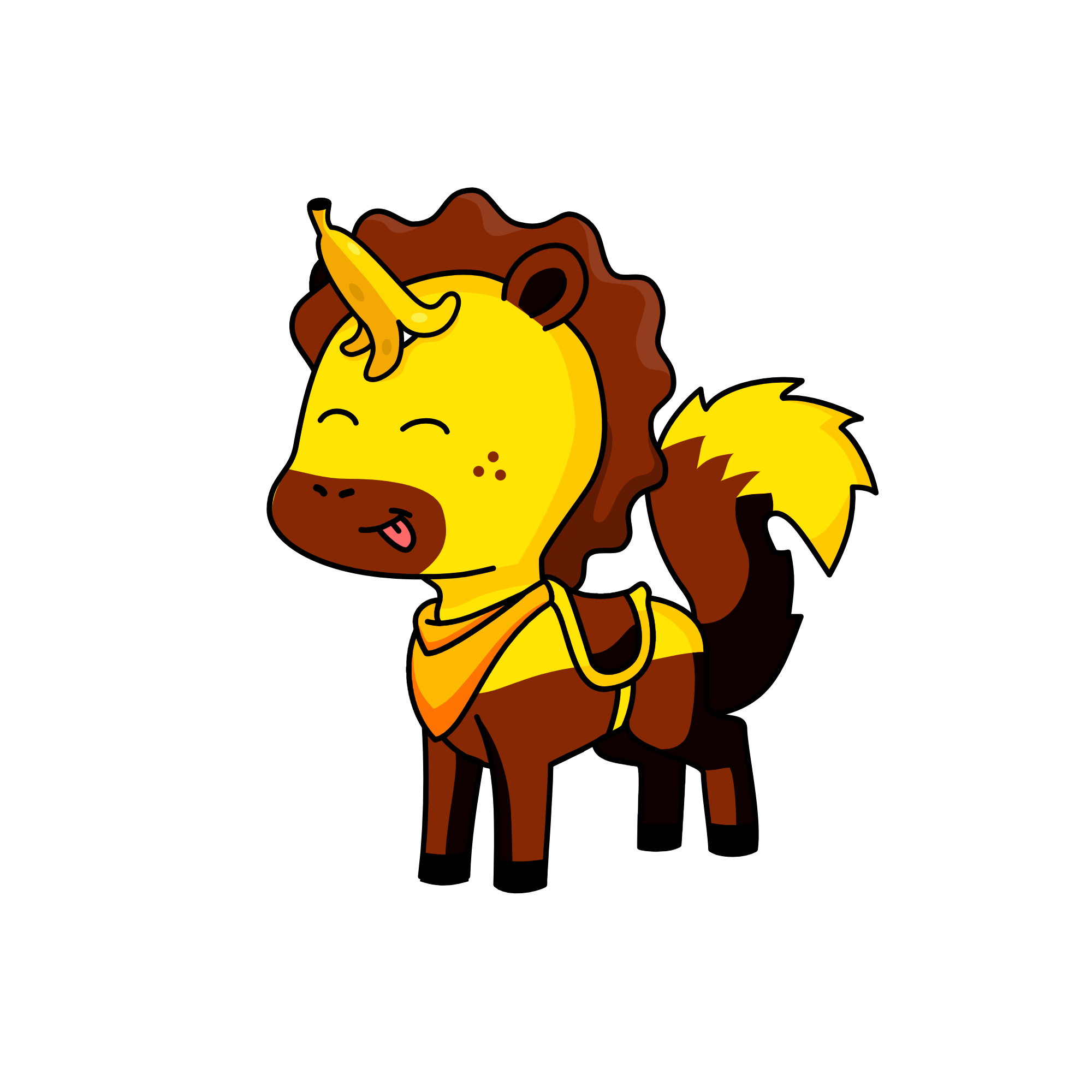 BANANA BANANA MEETBALL, the unicorn