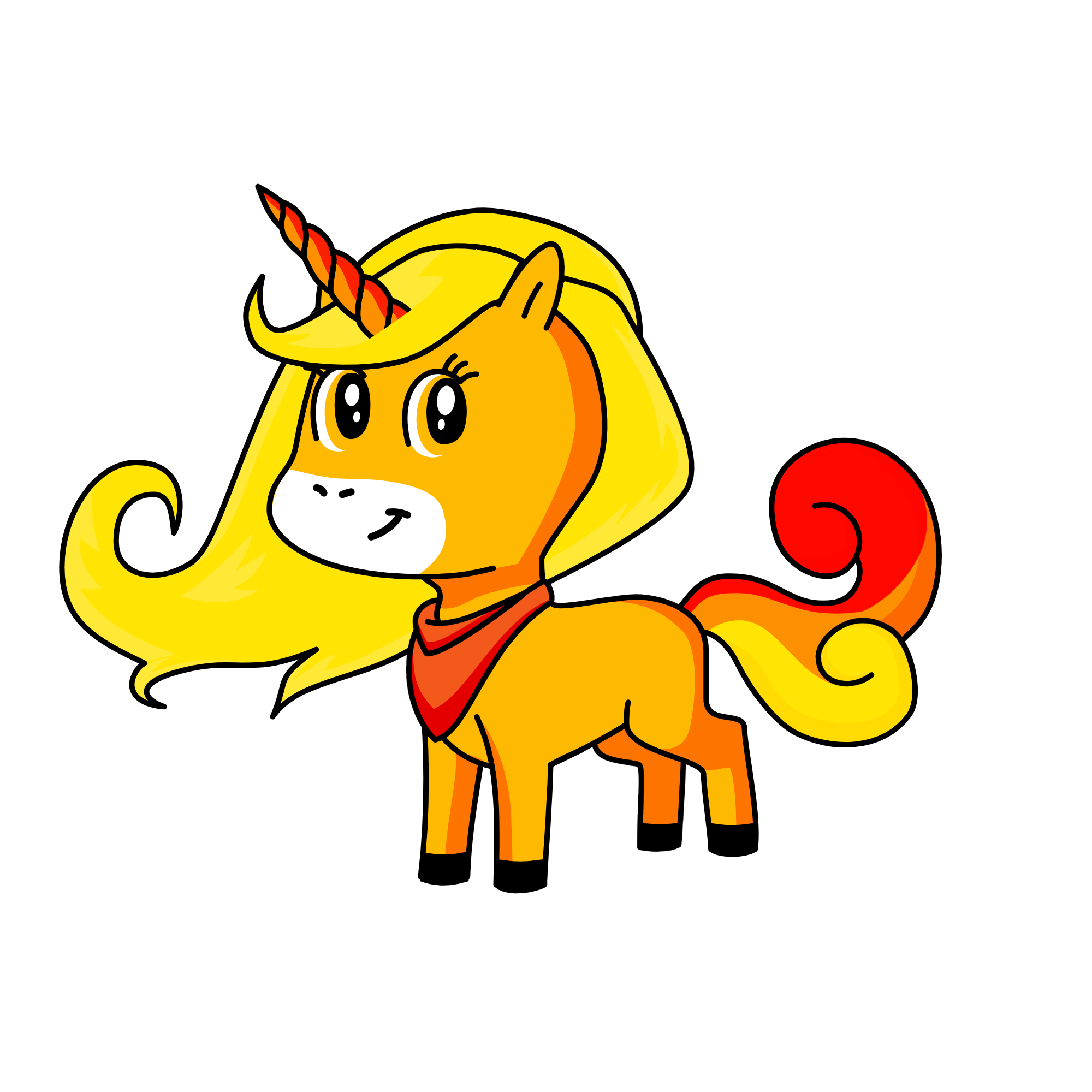 Luna, the unicorn