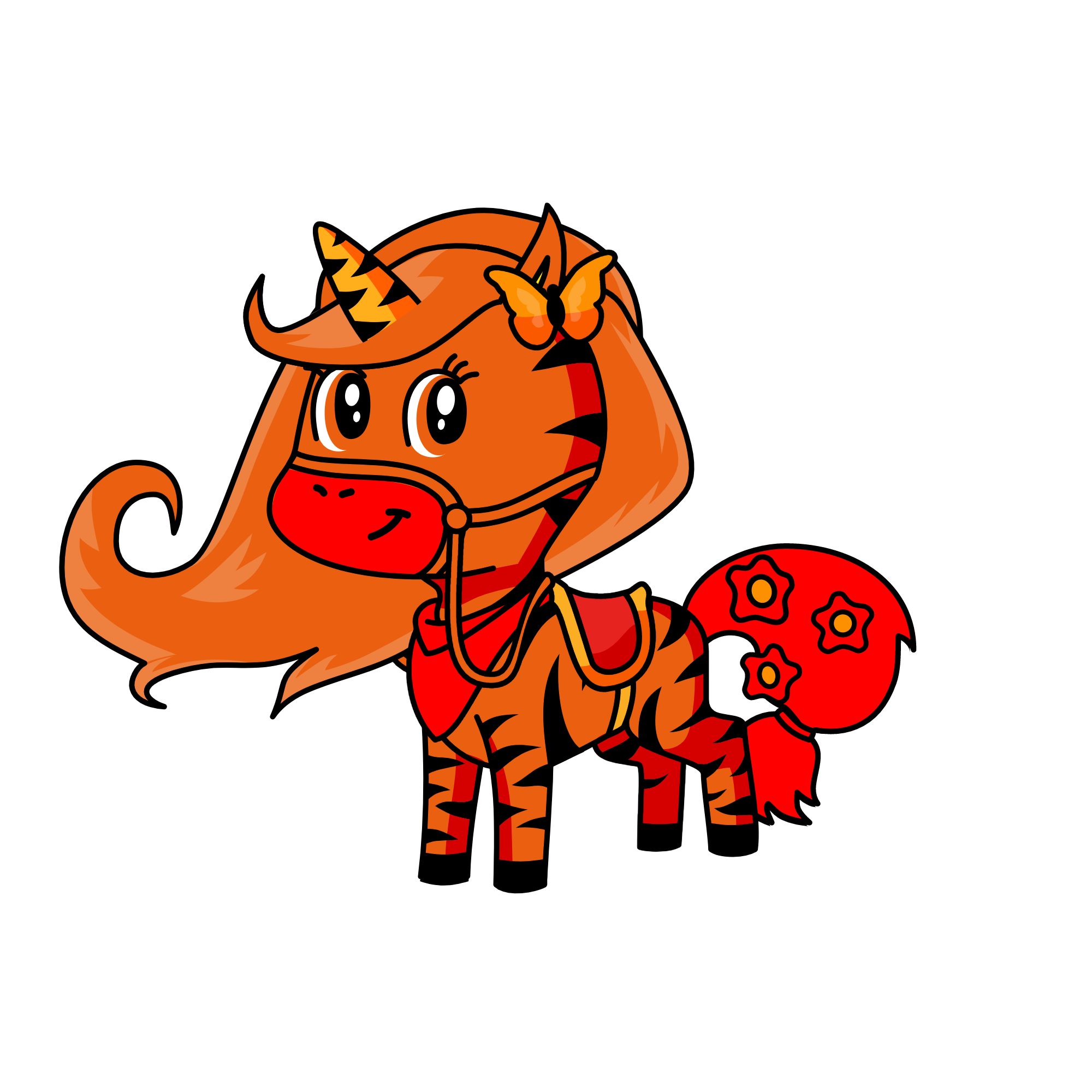 Fire, the unicorn