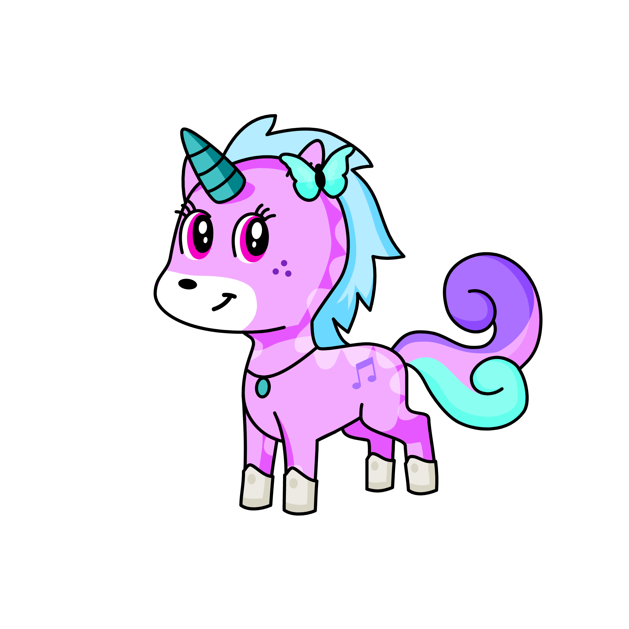 Misty Melody, the unicorn