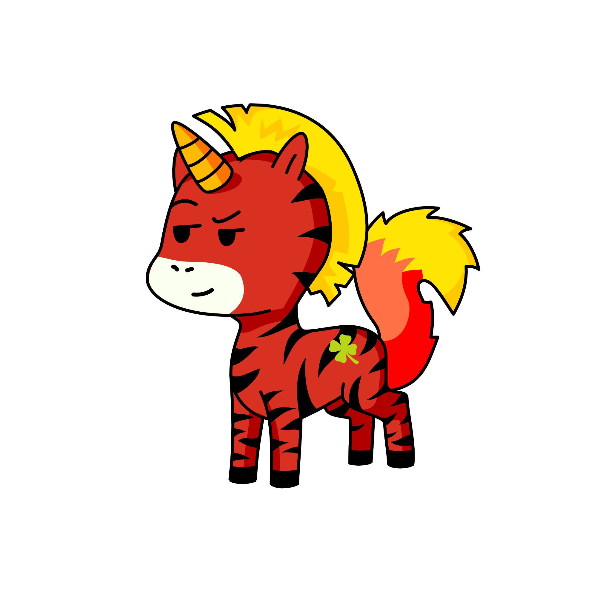 Hoschi, the unicorn