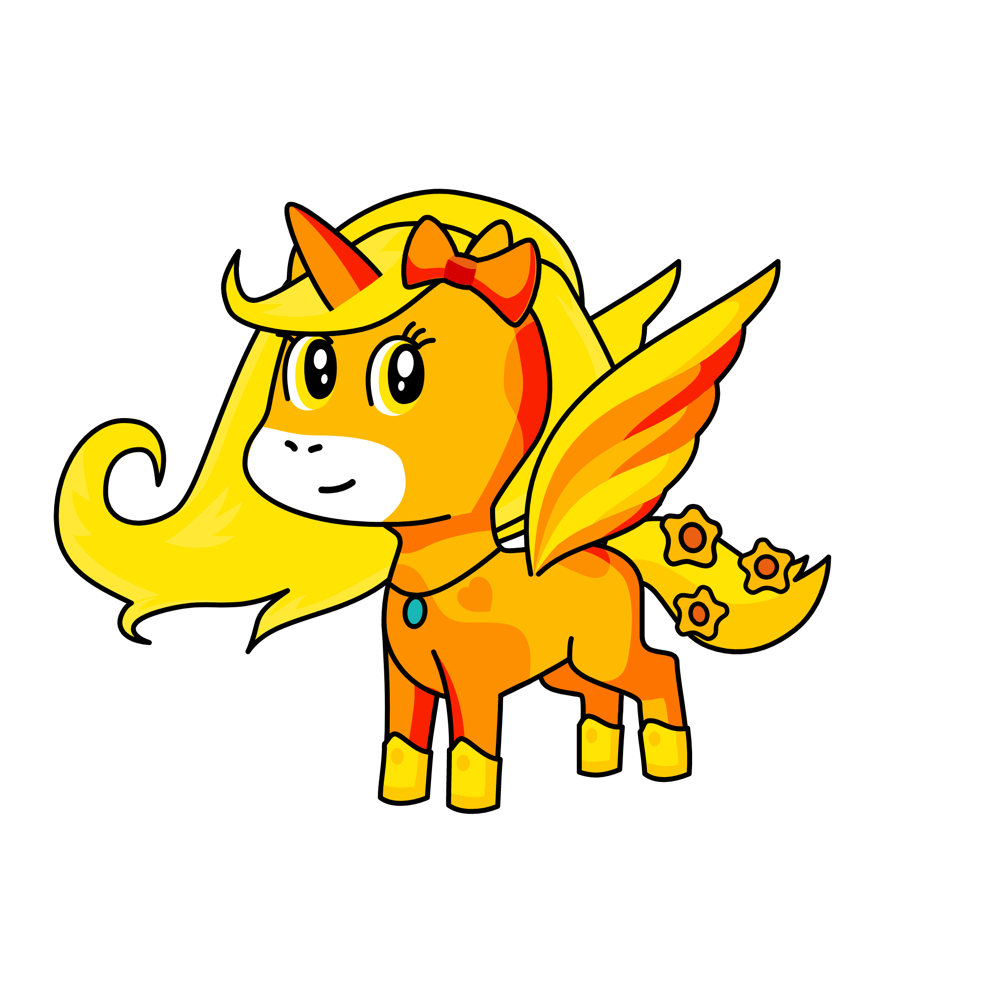 Goldie, the unicorn