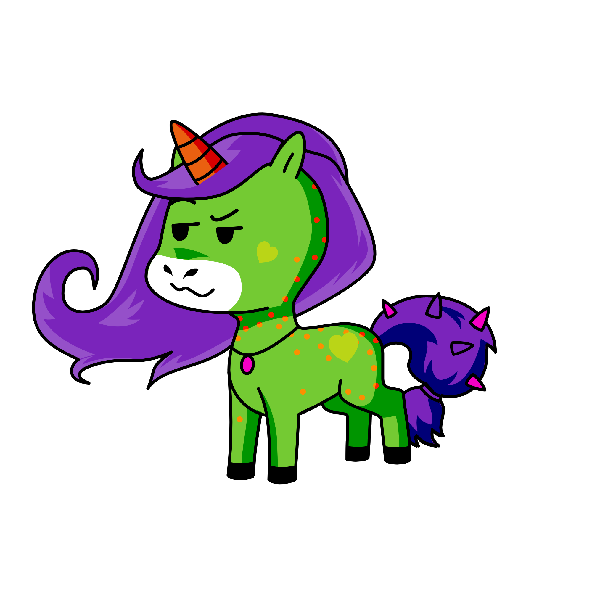 Zombie, the unicorn