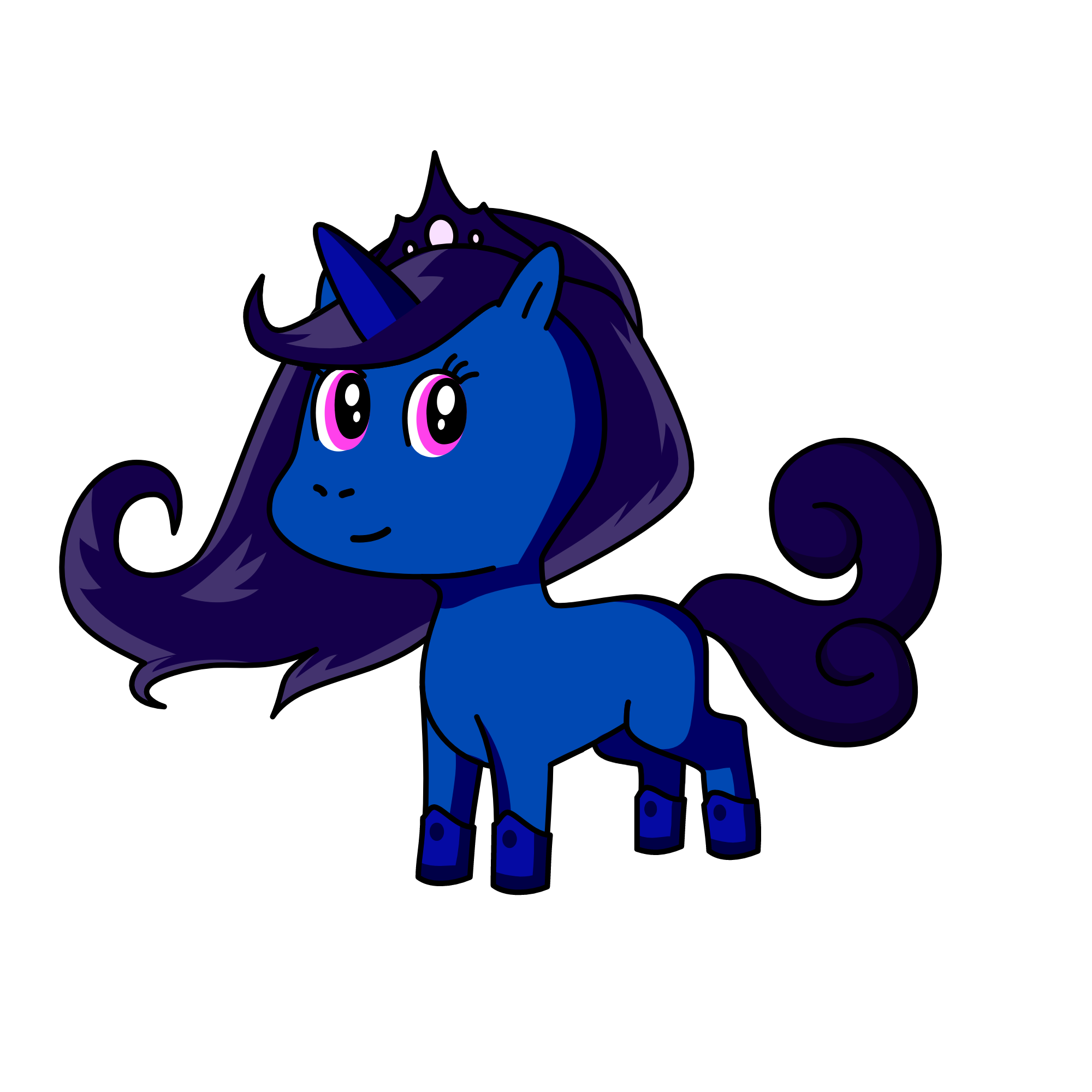 princess luna, the unicorn