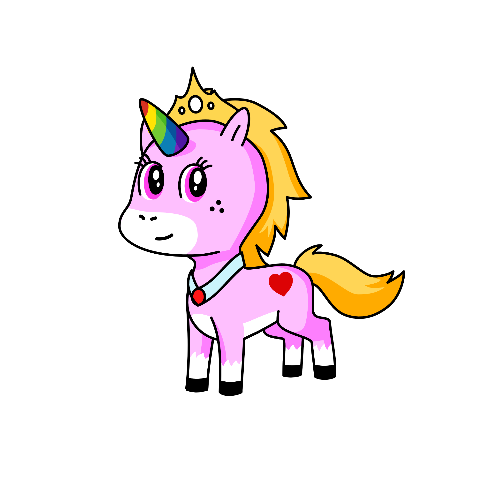 baby unicorn, the unicorn